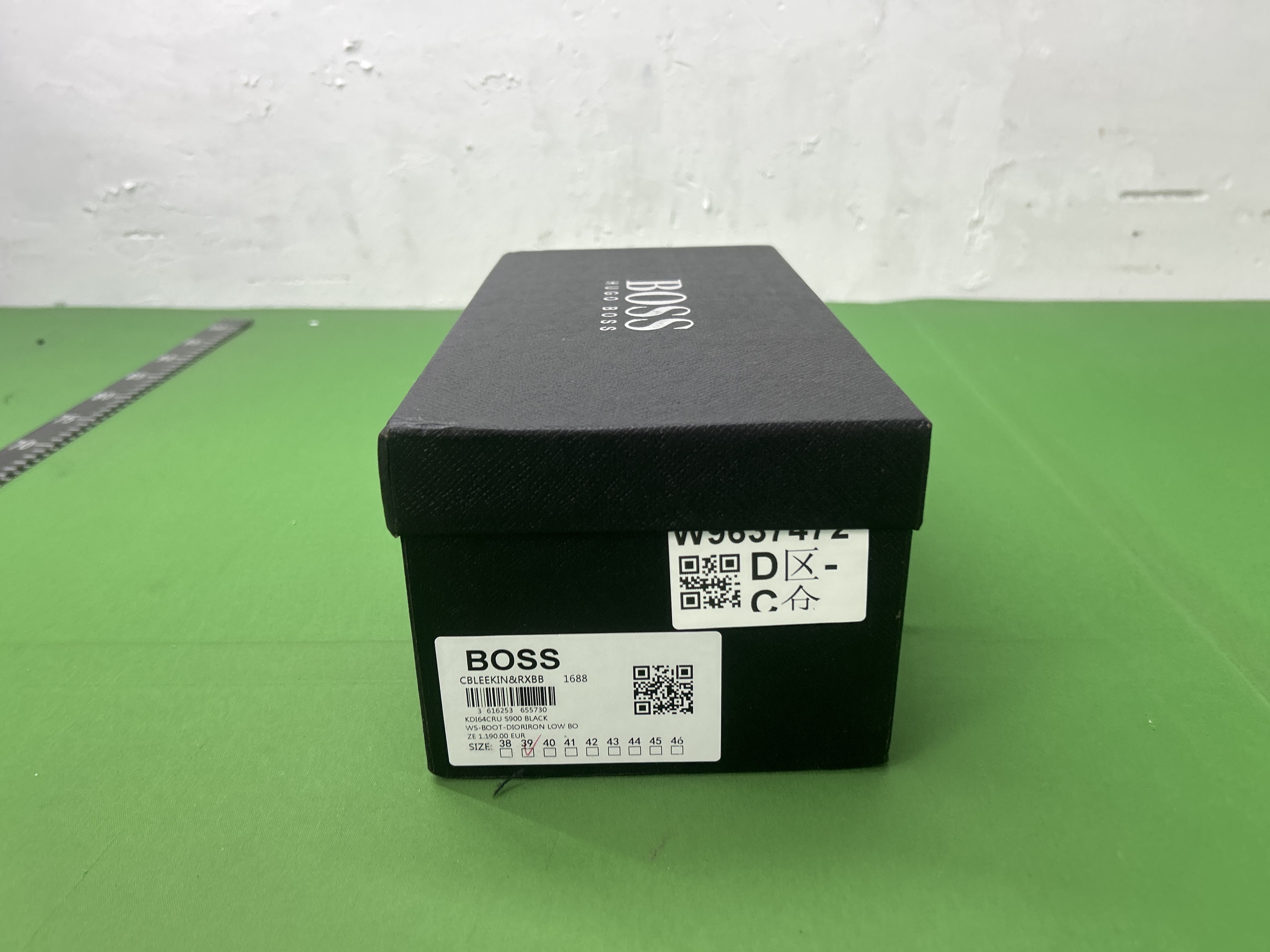 Foto QC 6 de BOSS Logo Slides Rubber Black Grey