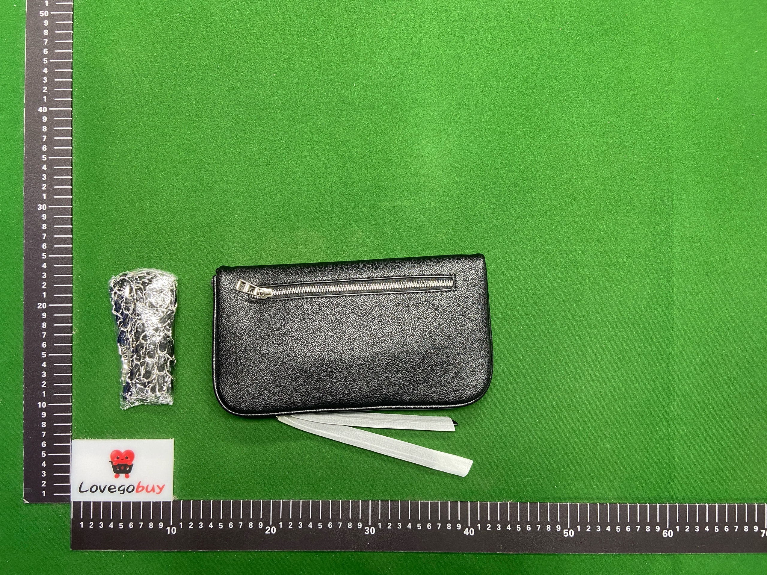 Foto QC 4 de Zadig & Voltaire Rock Studded Clutch Black Grained Leather