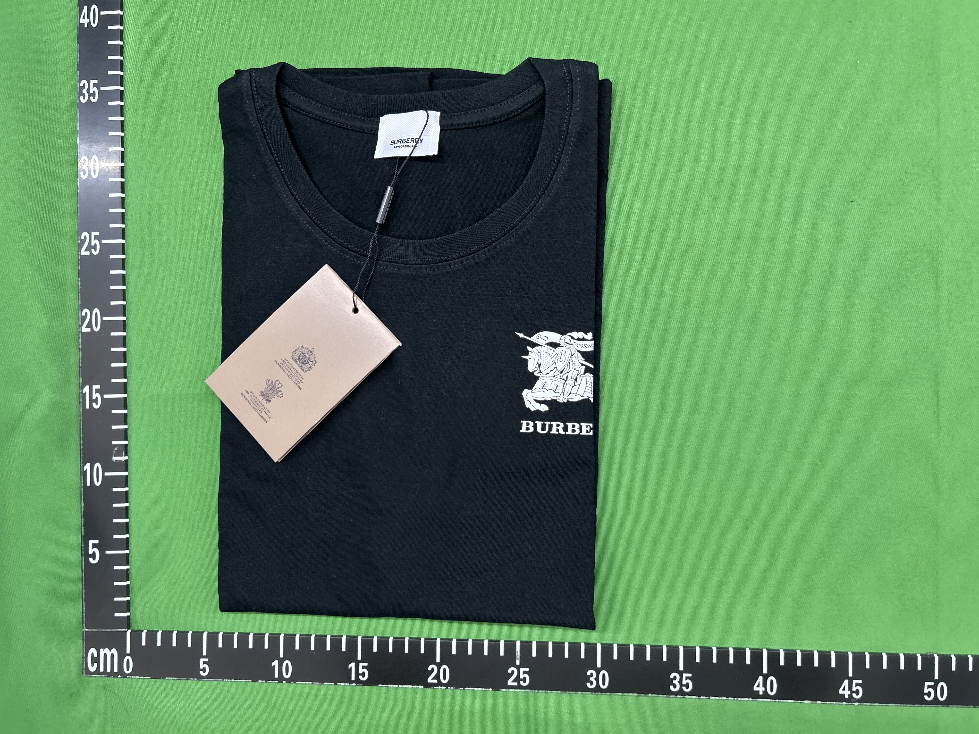 Foto QC 1 de Burberry T-shirt Equestrian Knight Logo White