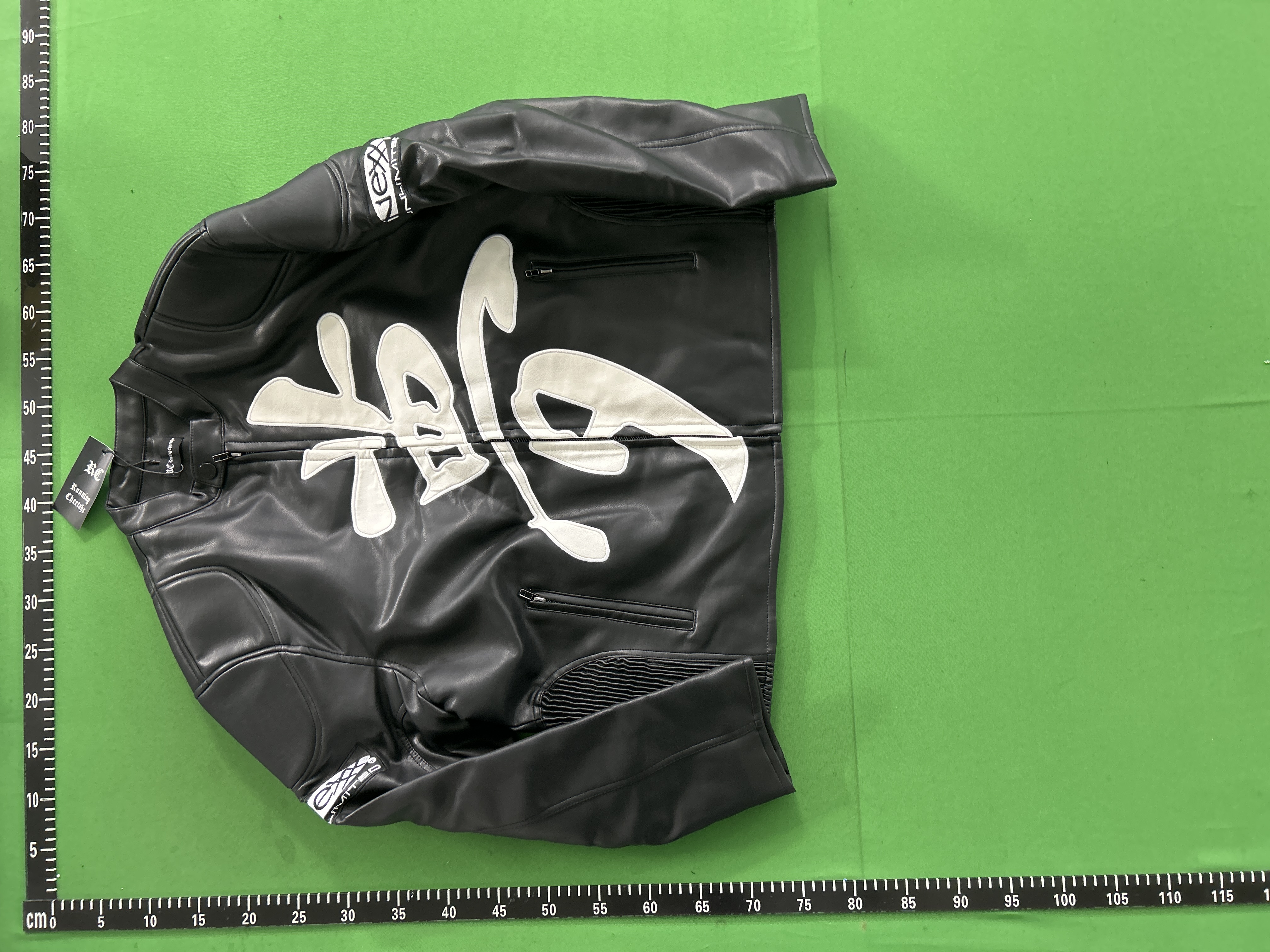 Foto QC 6 de Other Mercedes F1 Hooded Bomber Jacket PU Leather Padded Black