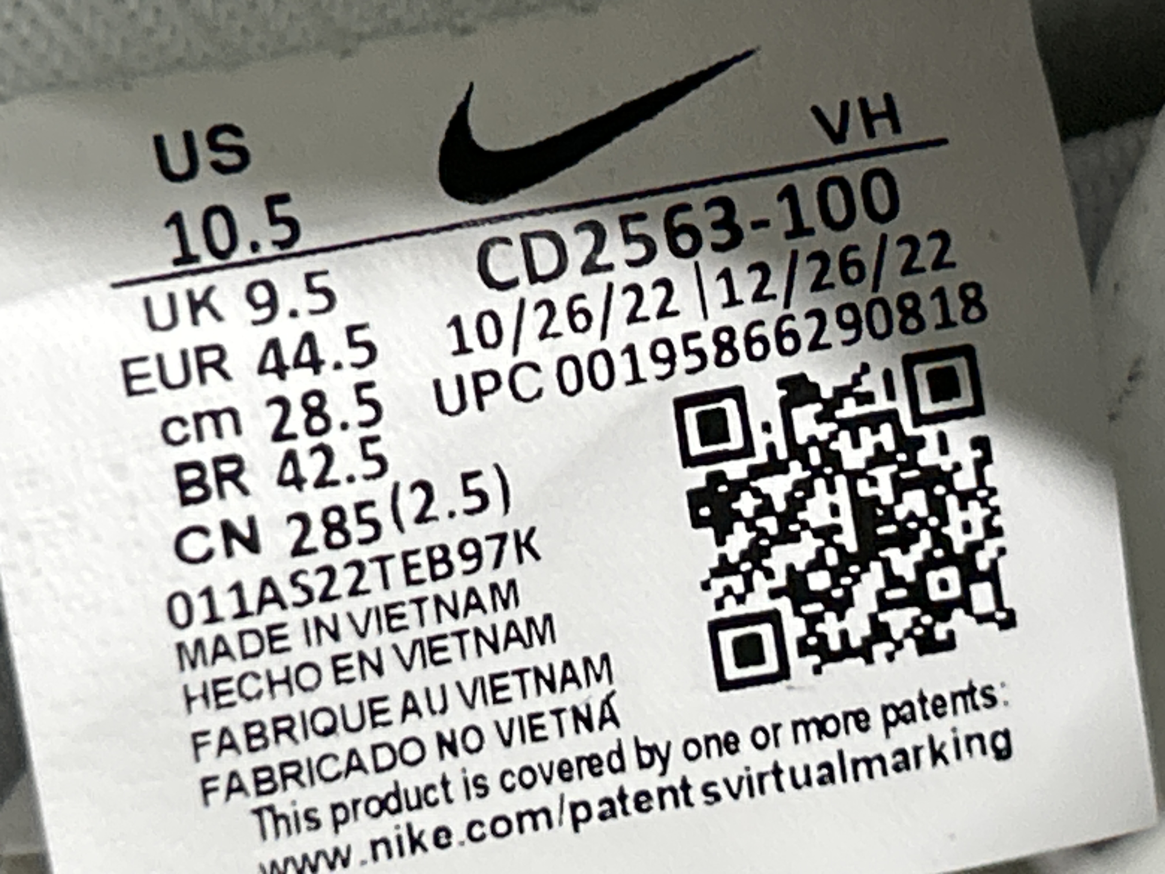 Foto QC 8 de Nike Dunk Low Reverse Panda Red Swoosh DV0833-102