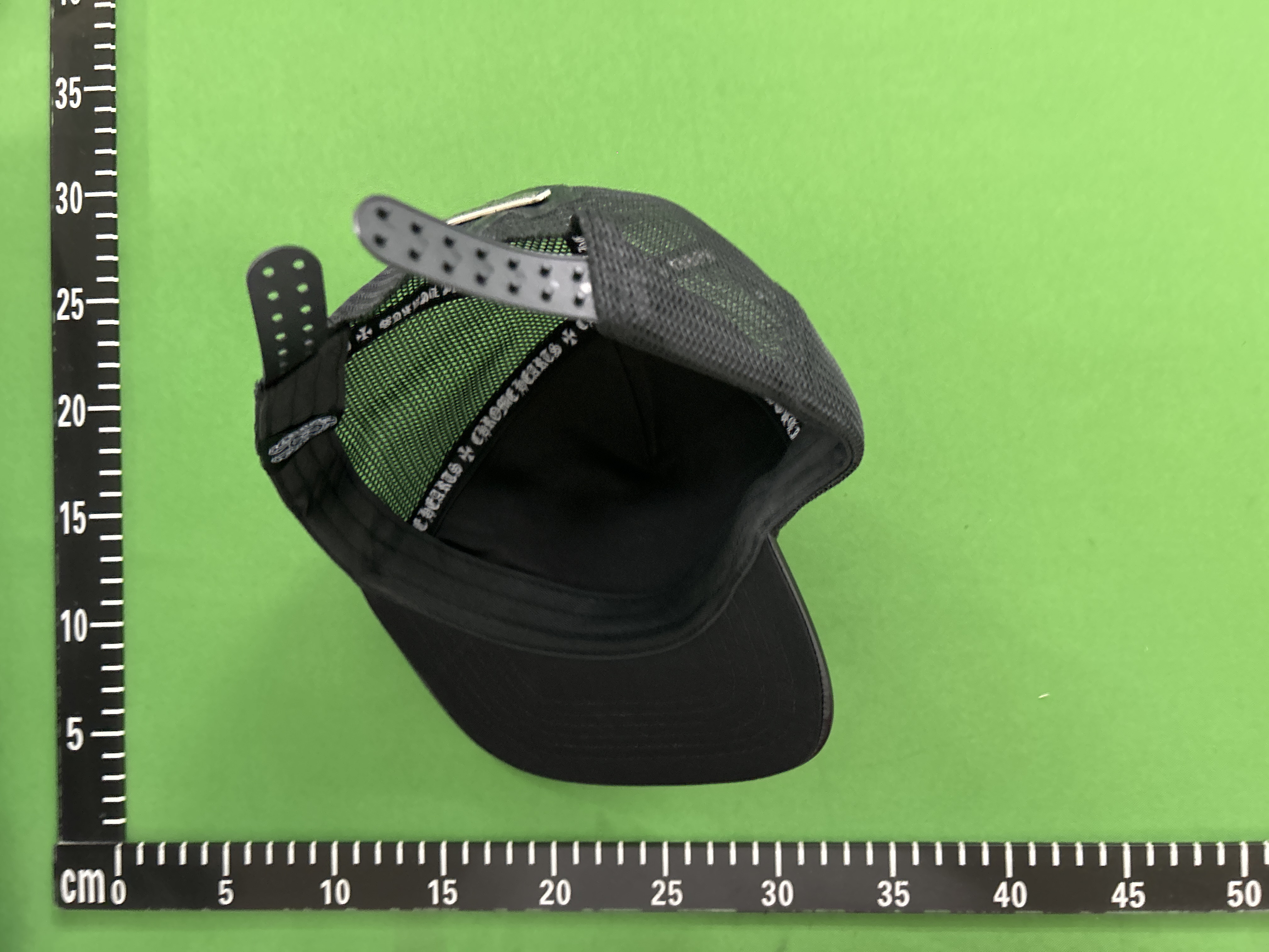Foto QC 3 de Chrome Hearts CH Hollywood Trucker Hat Black/White