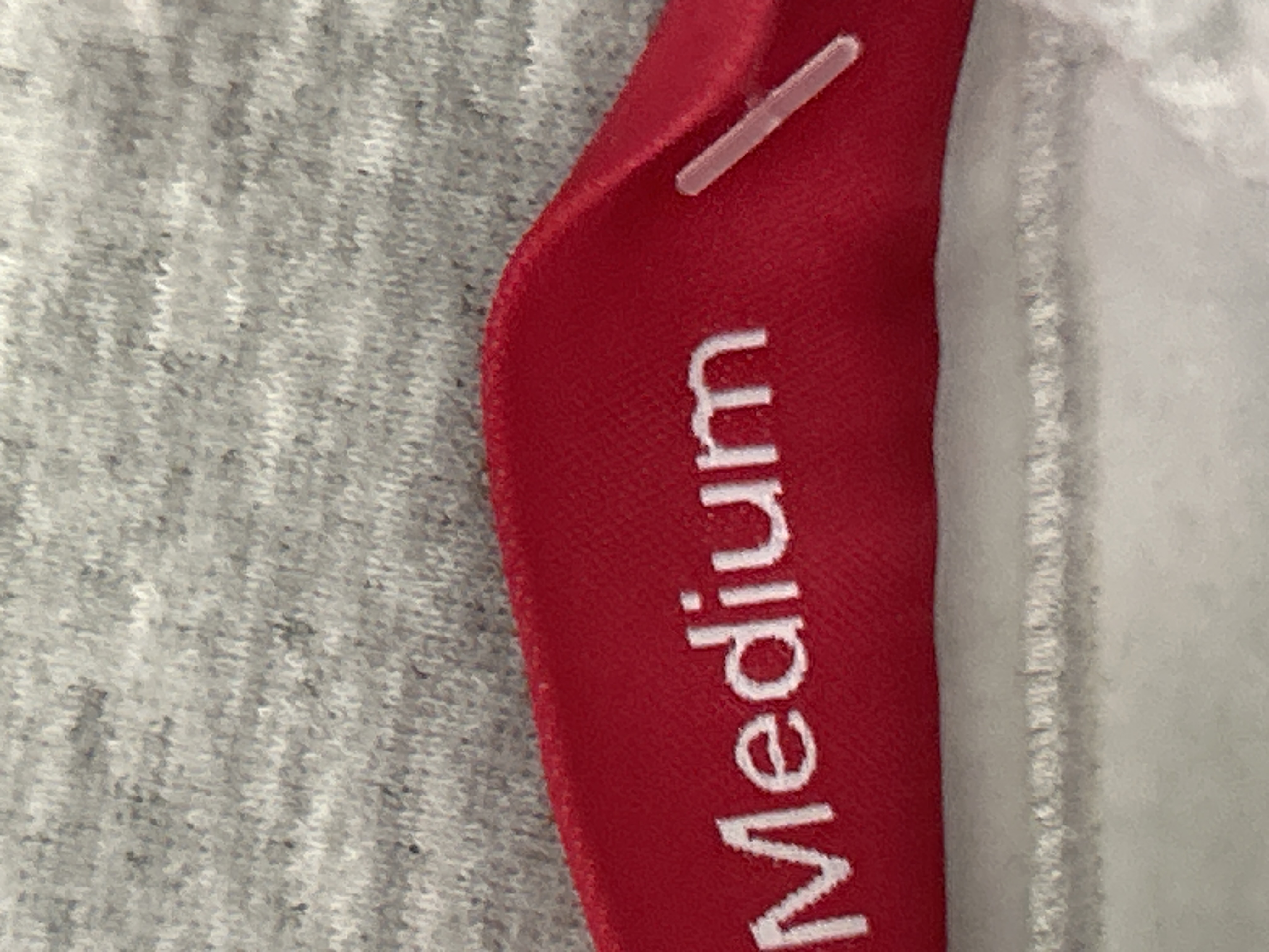 Foto QC 3 de Supreme Satin Applique Sweater Hooded Heather Grey