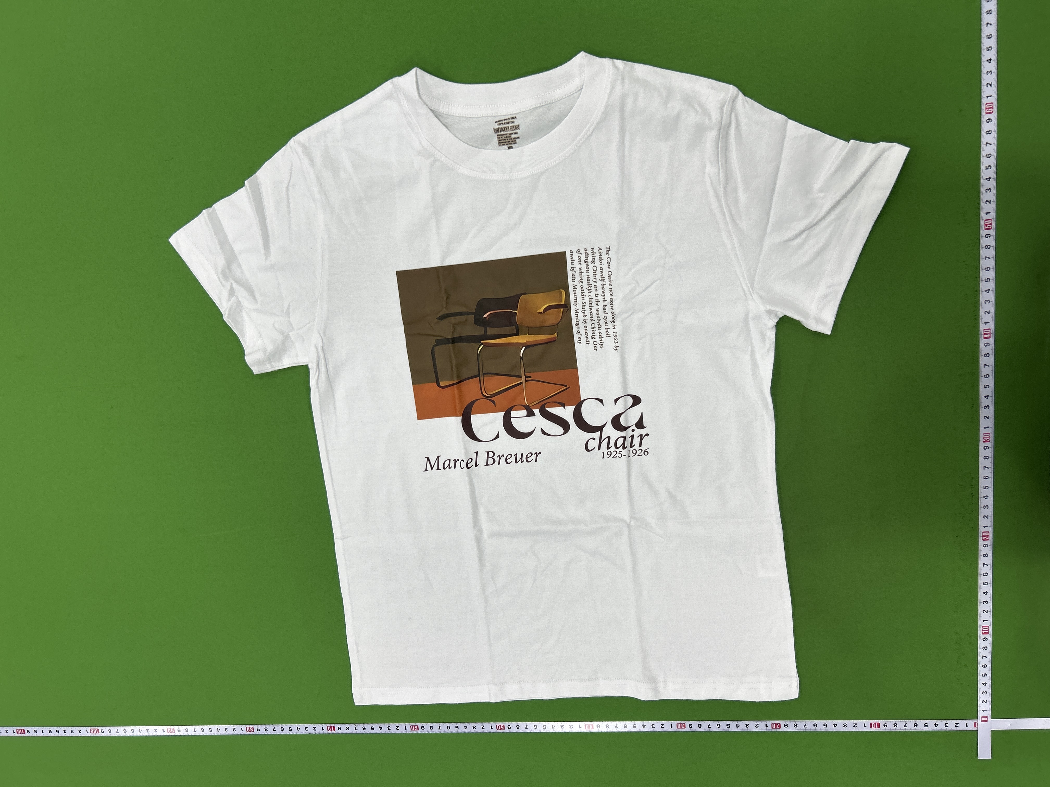 Foto QC 3 de Other T-shirt Marcel Breuer Cesca Chair White