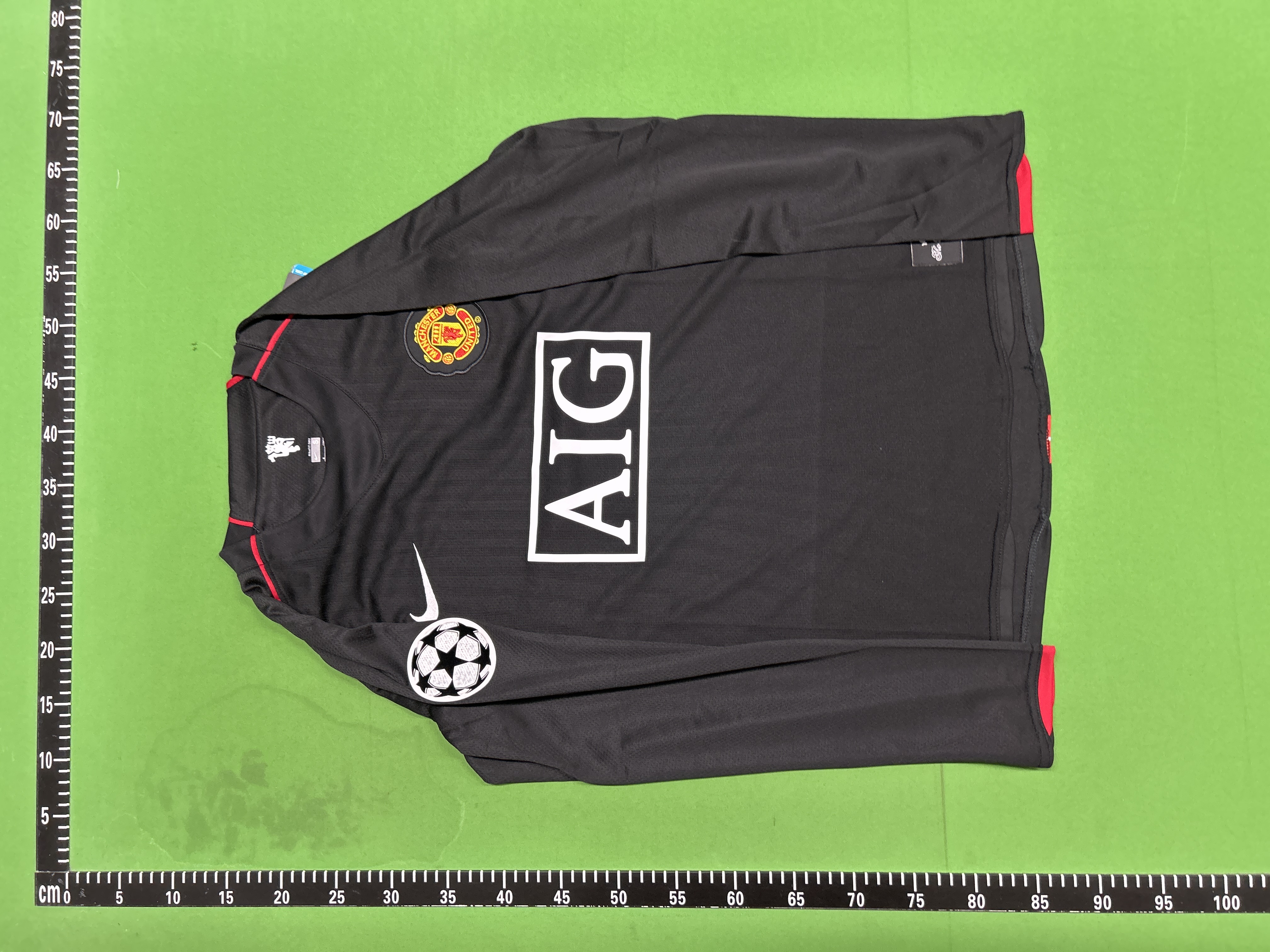 Foto QC 4 de Nike x Manchester United Retro 2007/08 Home Long Sleeve Ronaldo #7 Jersey Red