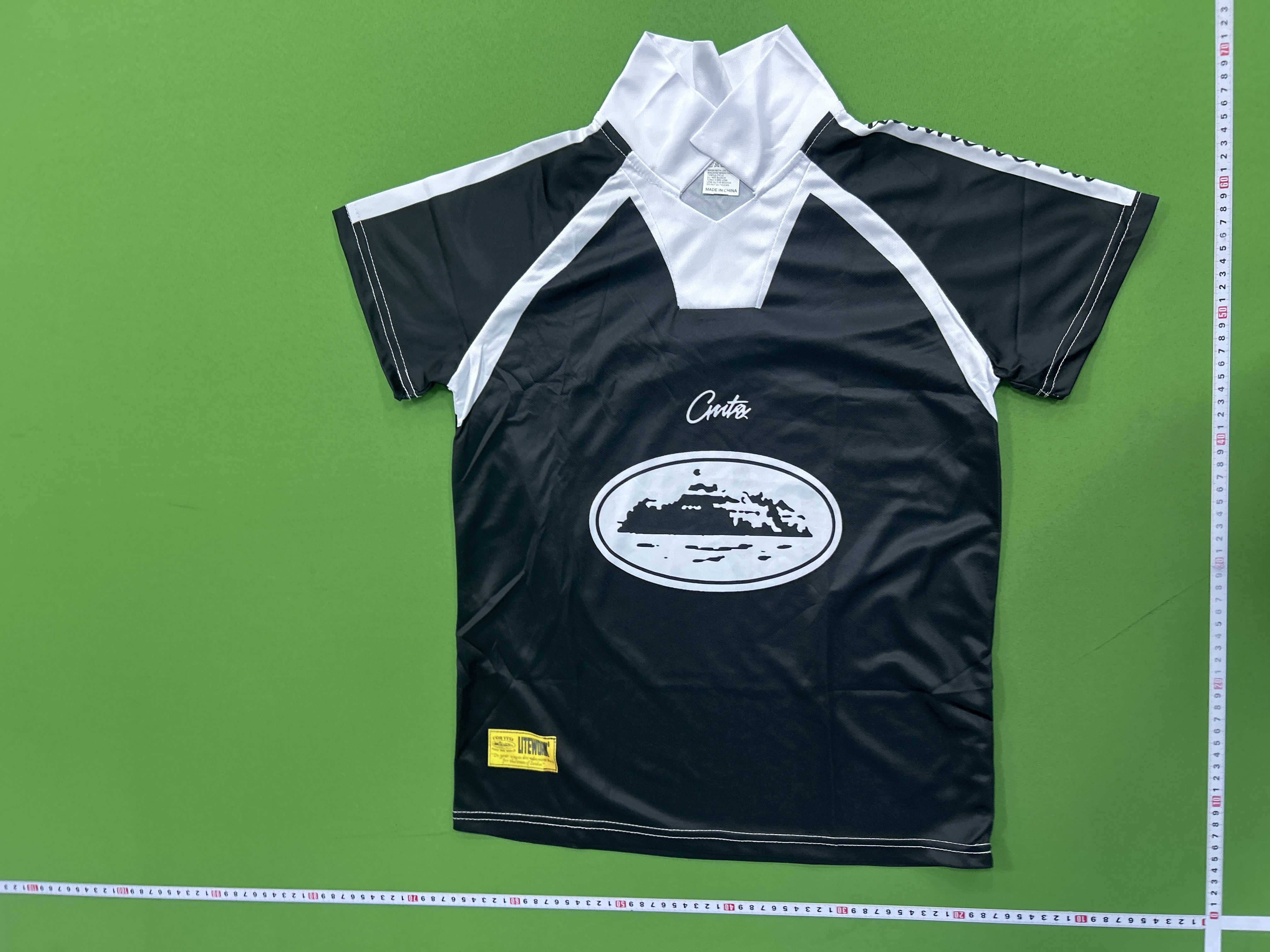 Foto QC 3 de Corteiz x Club America Retro 1995 Home Football Jersey Multicolor