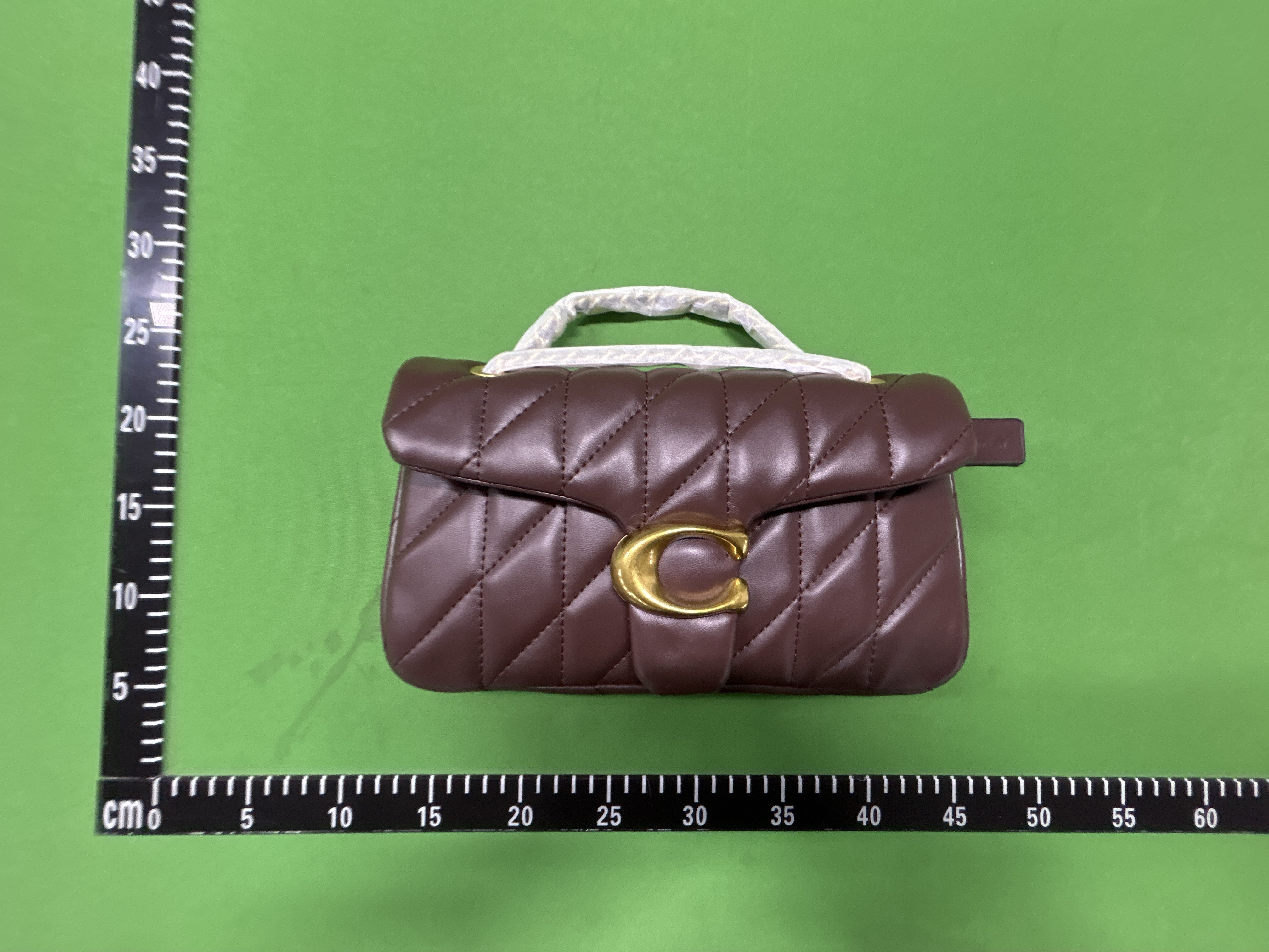 Foto QC 2 de Coach Quilted Tabby Shoulder Bag 20 Brown