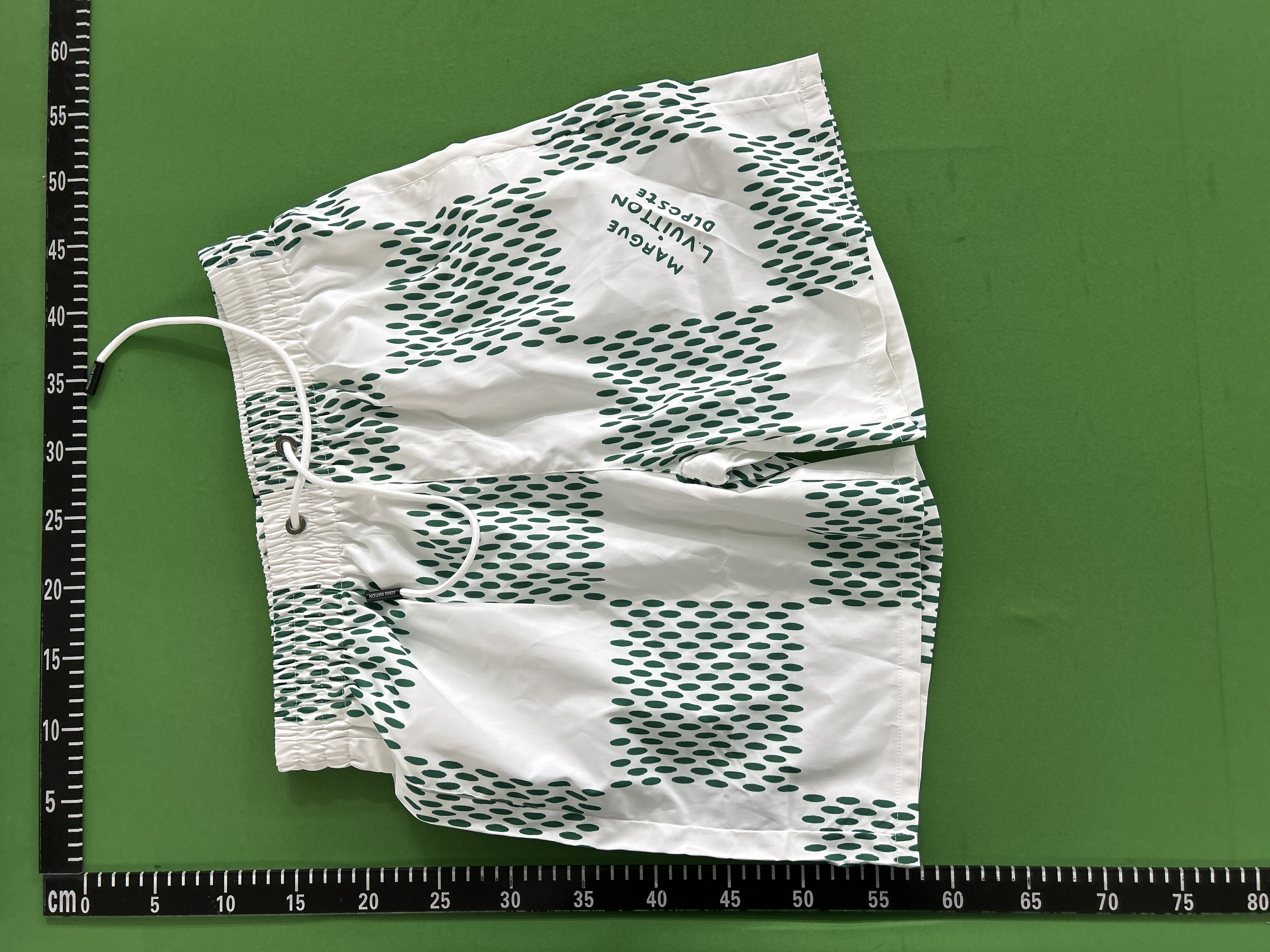 Foto QC 3 de Louis Vuitton Damier Swim Shorts Green
