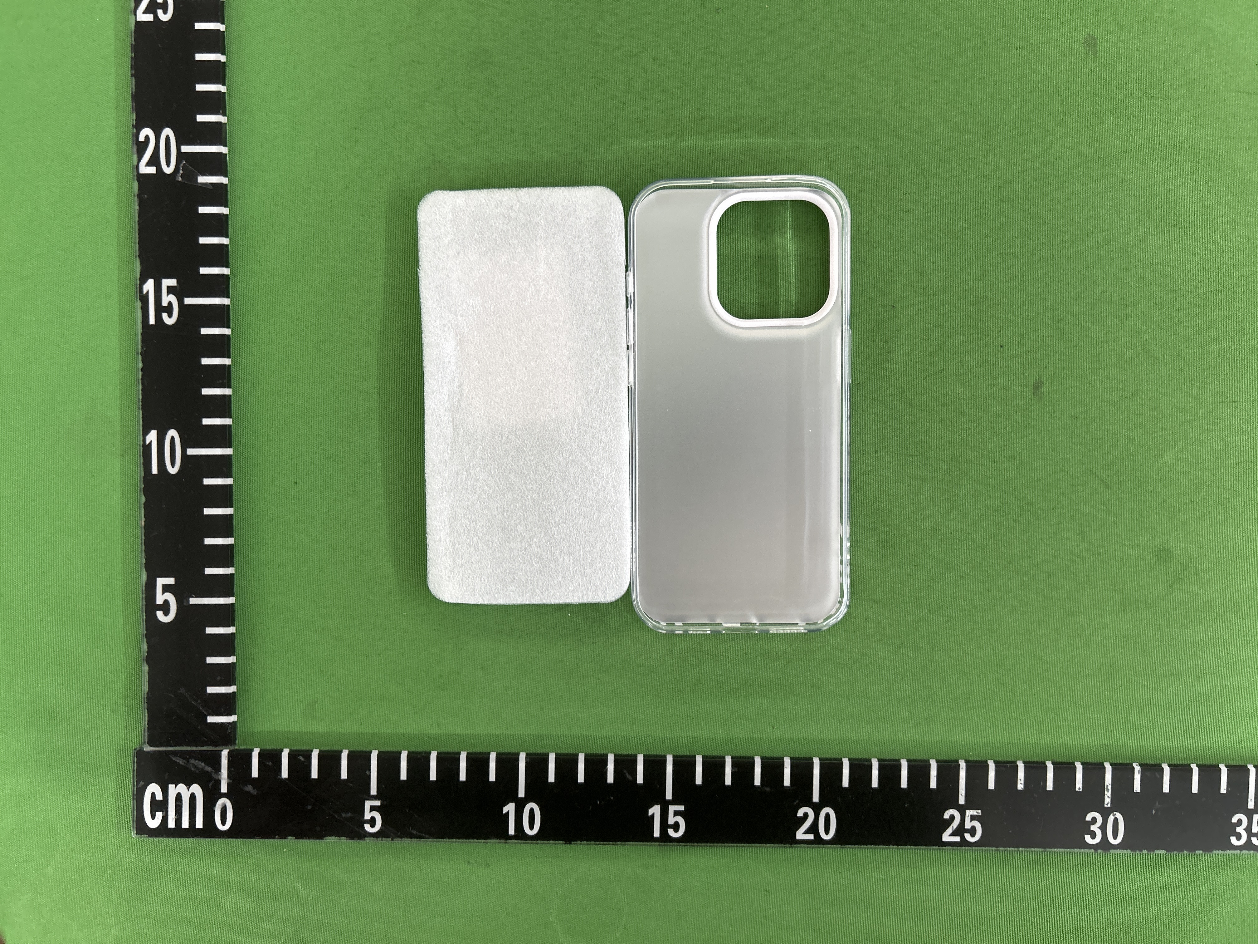 Foto QC 5 de Stone Island Raso Gommato Case for iPhone 15 Pro Blue