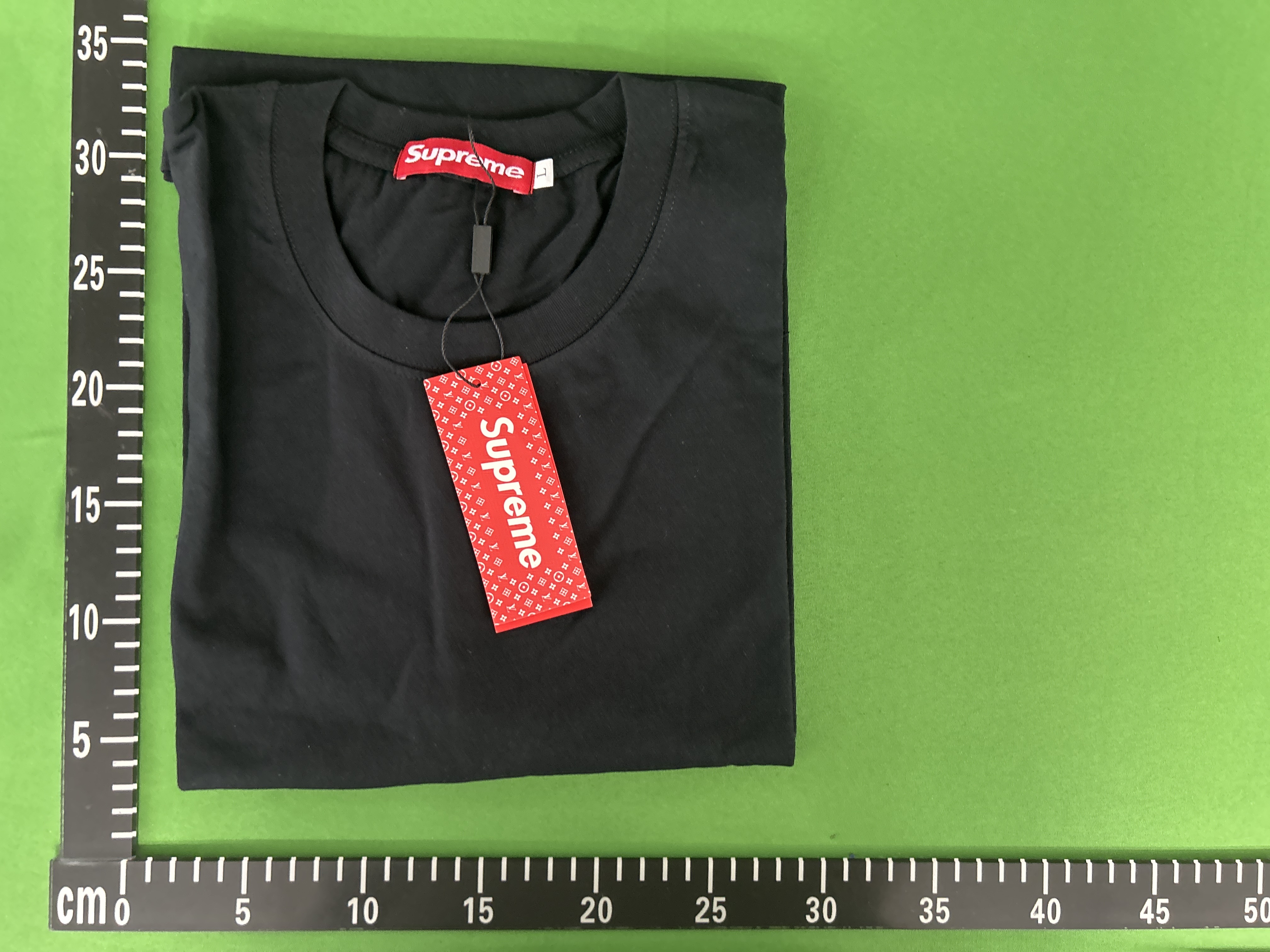 Foto QC 5 de Supreme Swarovski Box Logo T-shirt Black