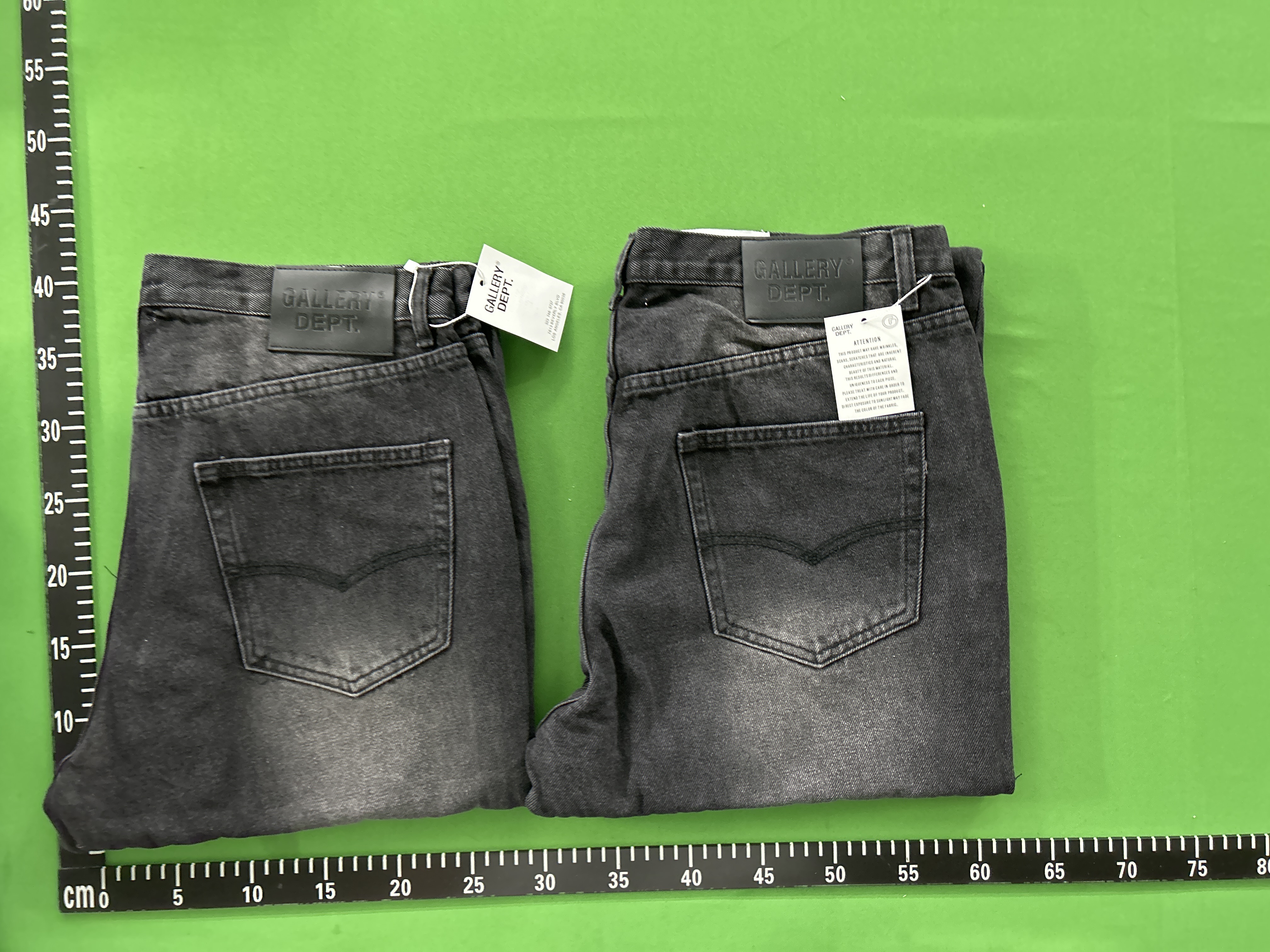 Foto QC 1 de Gallery Dept. La Flare Jeans Washed Black Blue