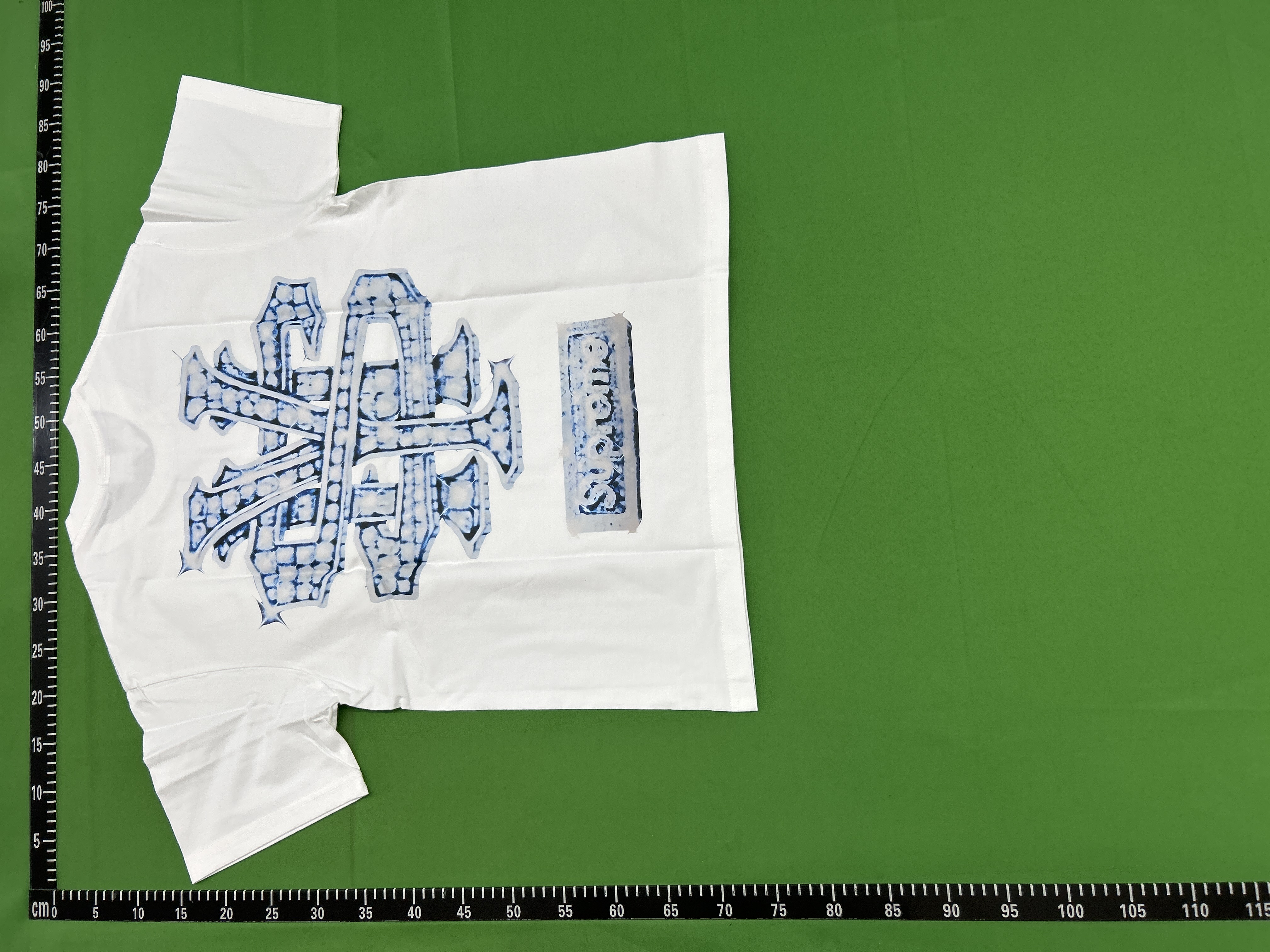 Foto QC 4 de Supreme Swarovski Box Logo T-shirt Black