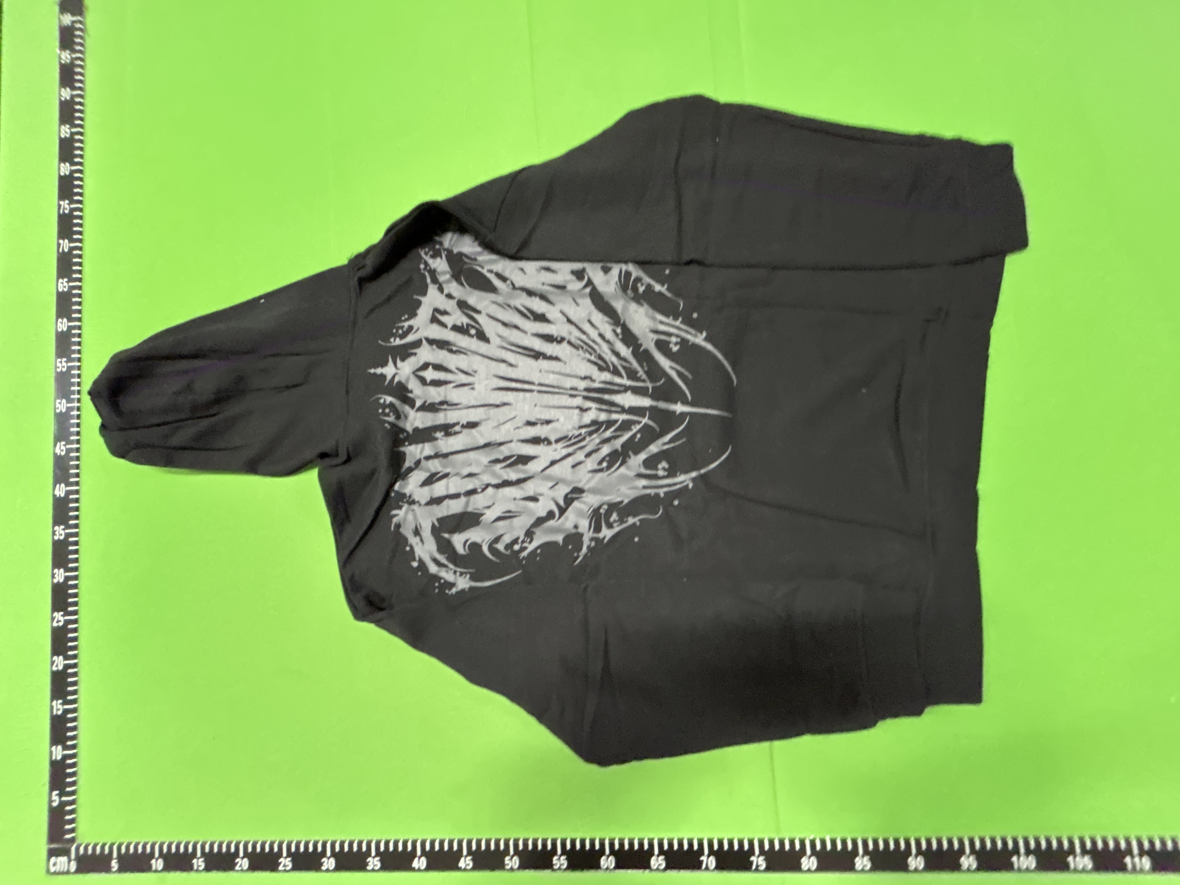 Foto QC 8 de YOUNGLA Sweater Graphic Back Print Black