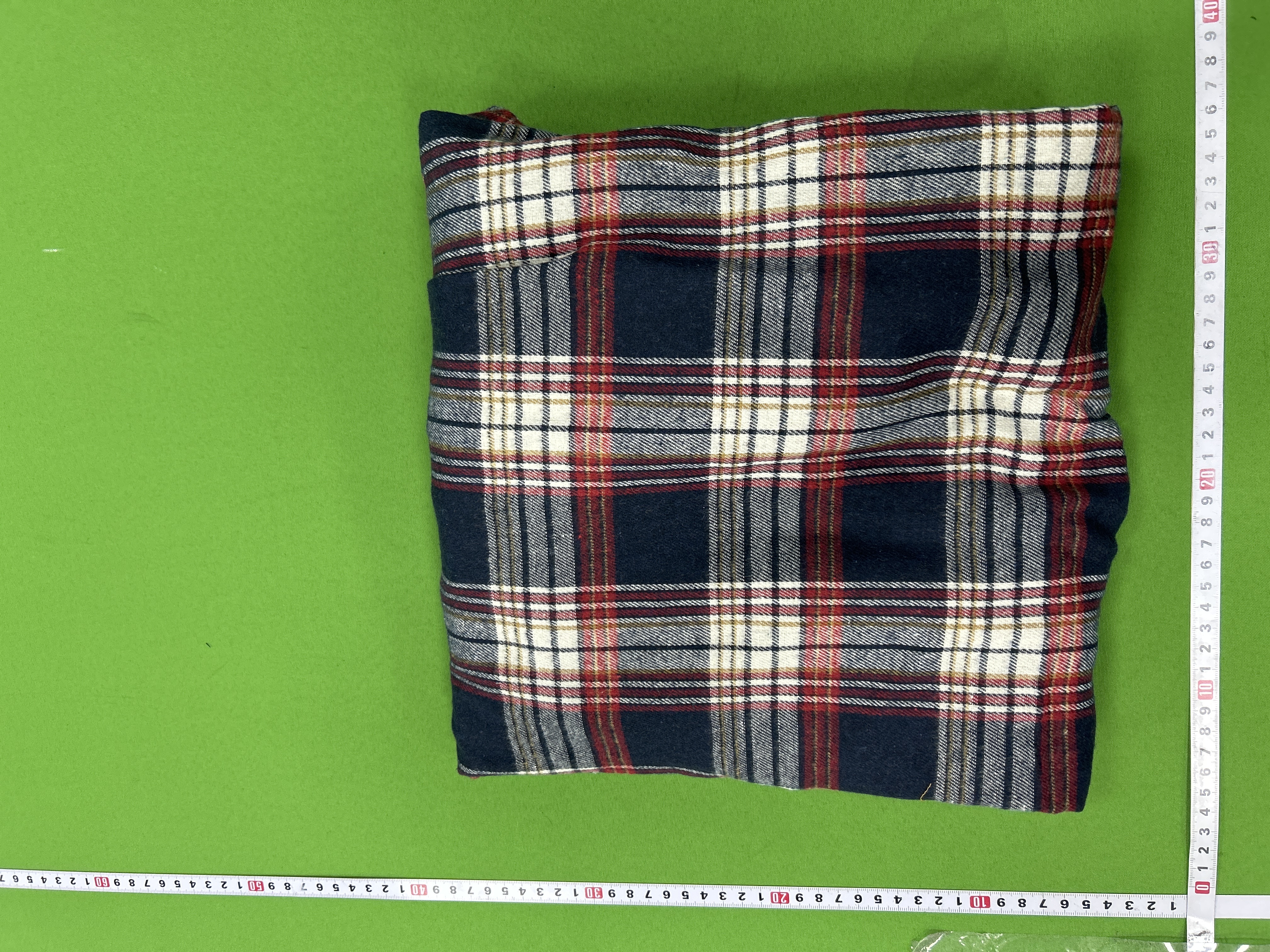 Foto QC 4 de Other Hoodie Plaid USA Patch Zip Up Navy Red