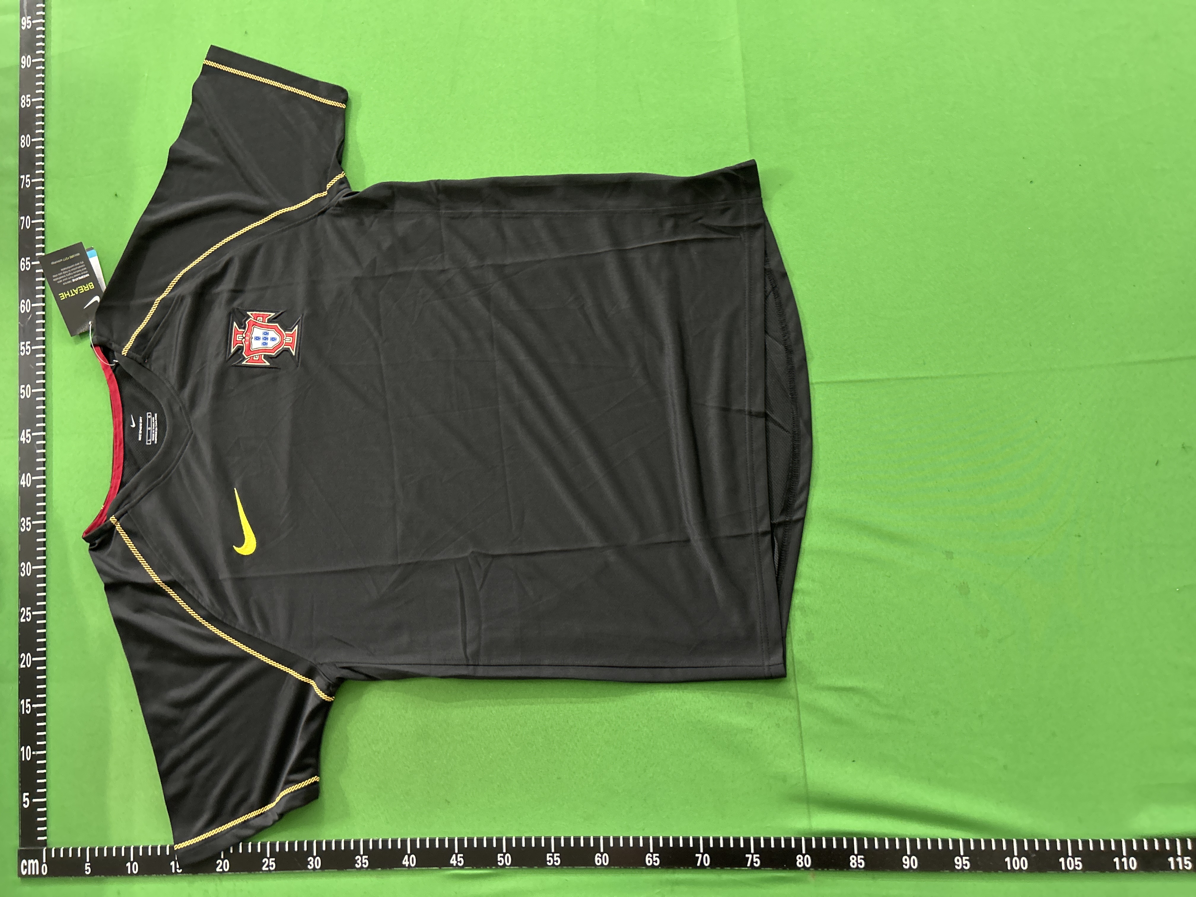 Foto QC 7 de Fila x Scotland Retro 2002/03 Away Chest Band Jersey Yellow
