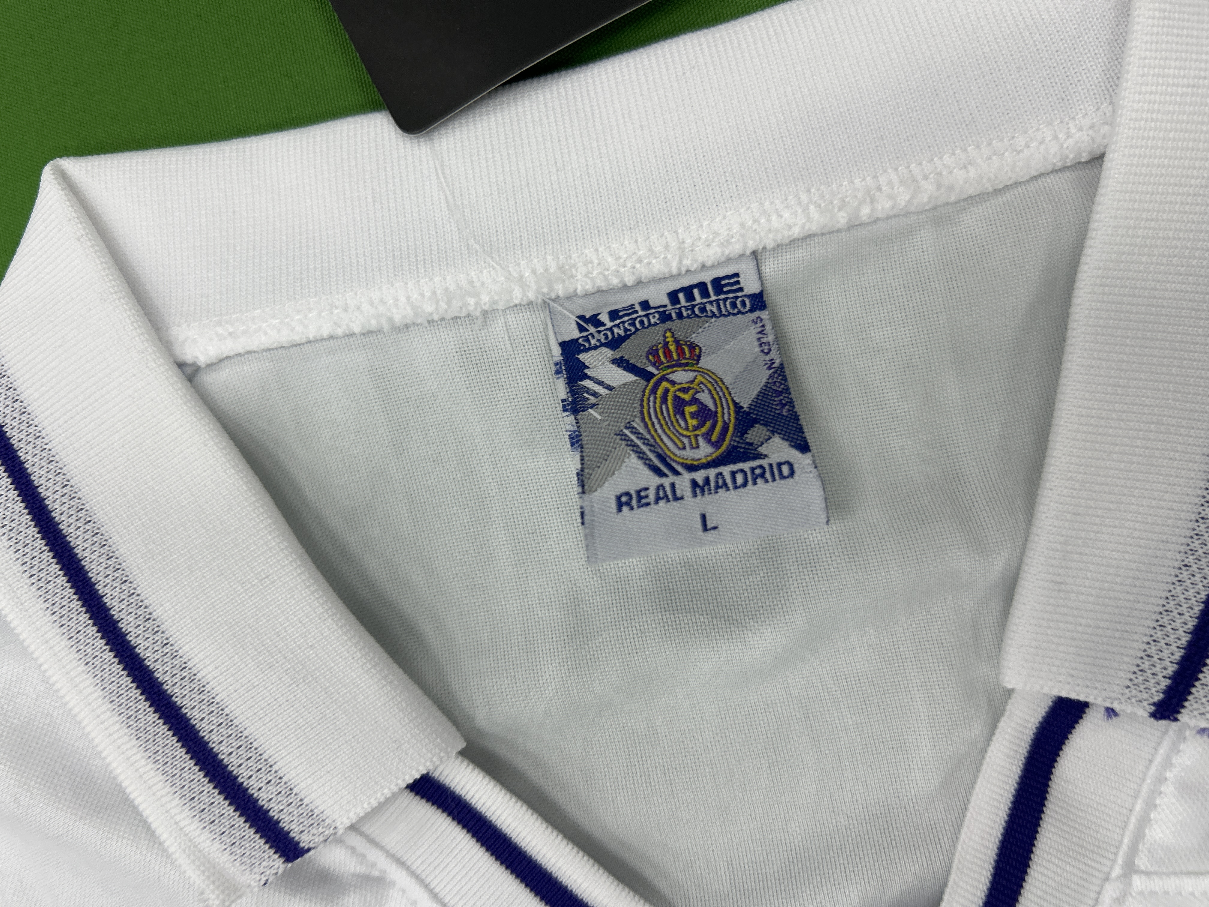 Foto QC 8 de Hummel x Real Madrid Retro 1986/87 Away Jersey Blue