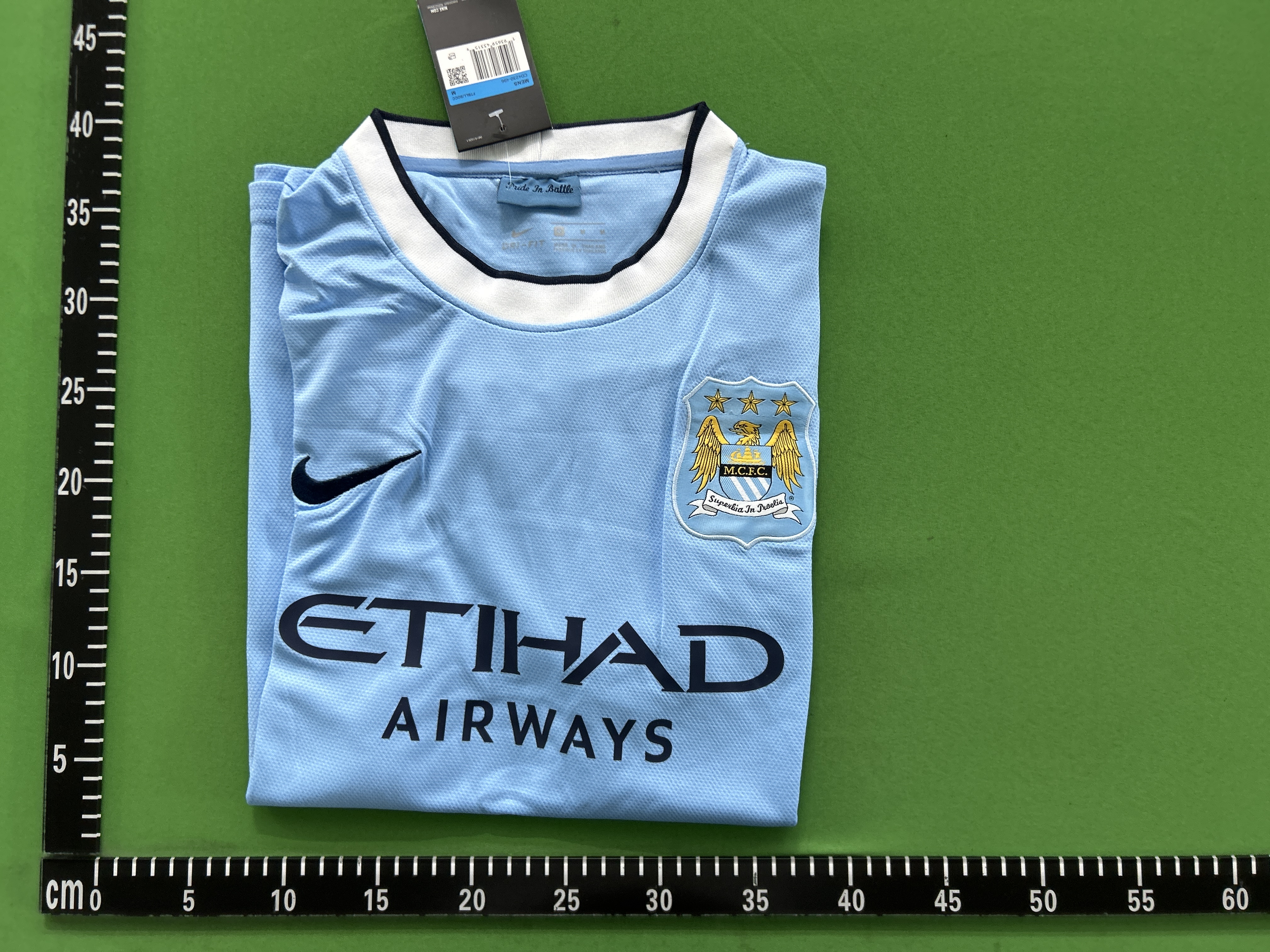 Foto QC 4 de Score Draw x Manchester City Retro 1956 FA Cup Final Away Jersey Maroon/White