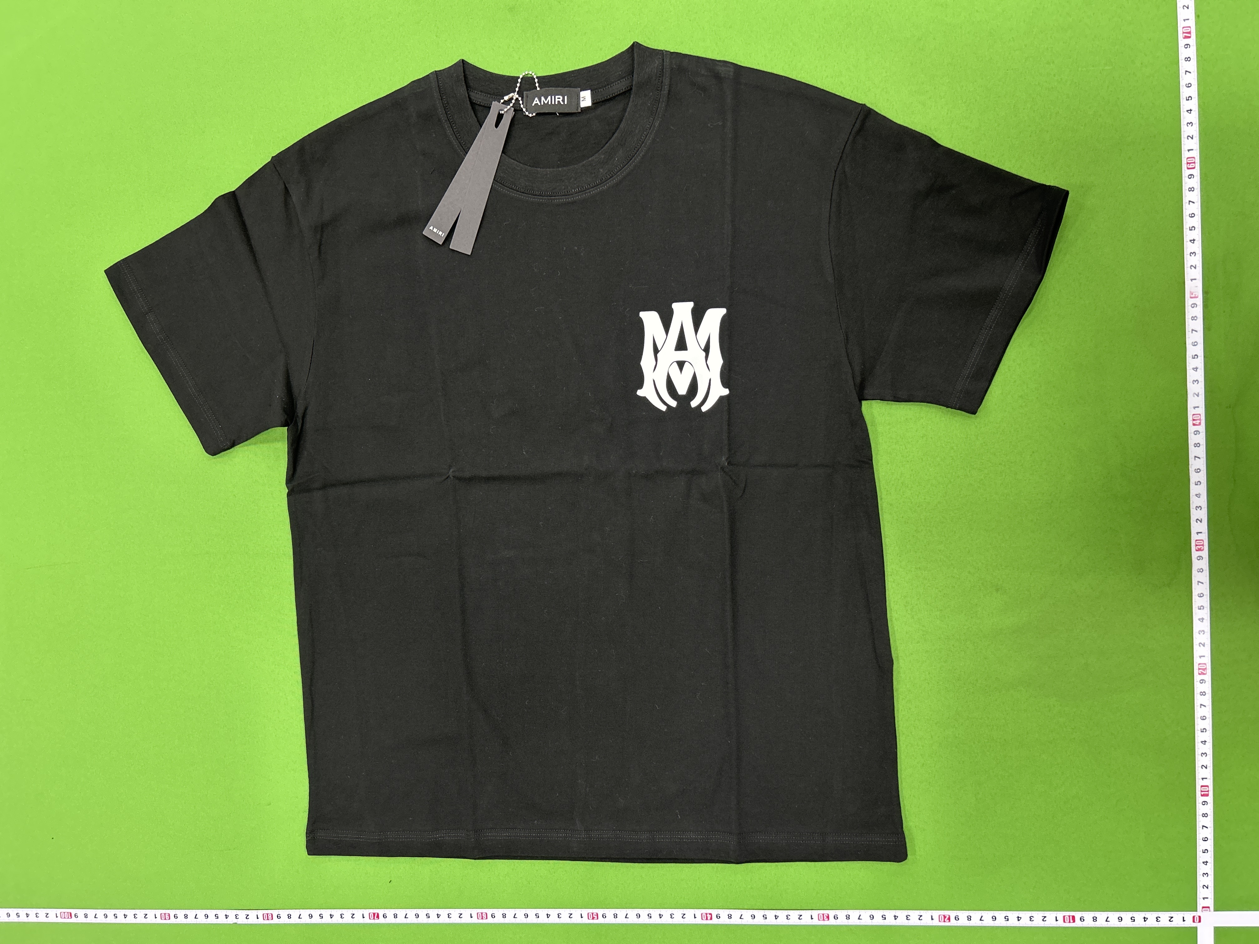 Foto QC 7 de Amiri T-shirt Drip Logo Blue