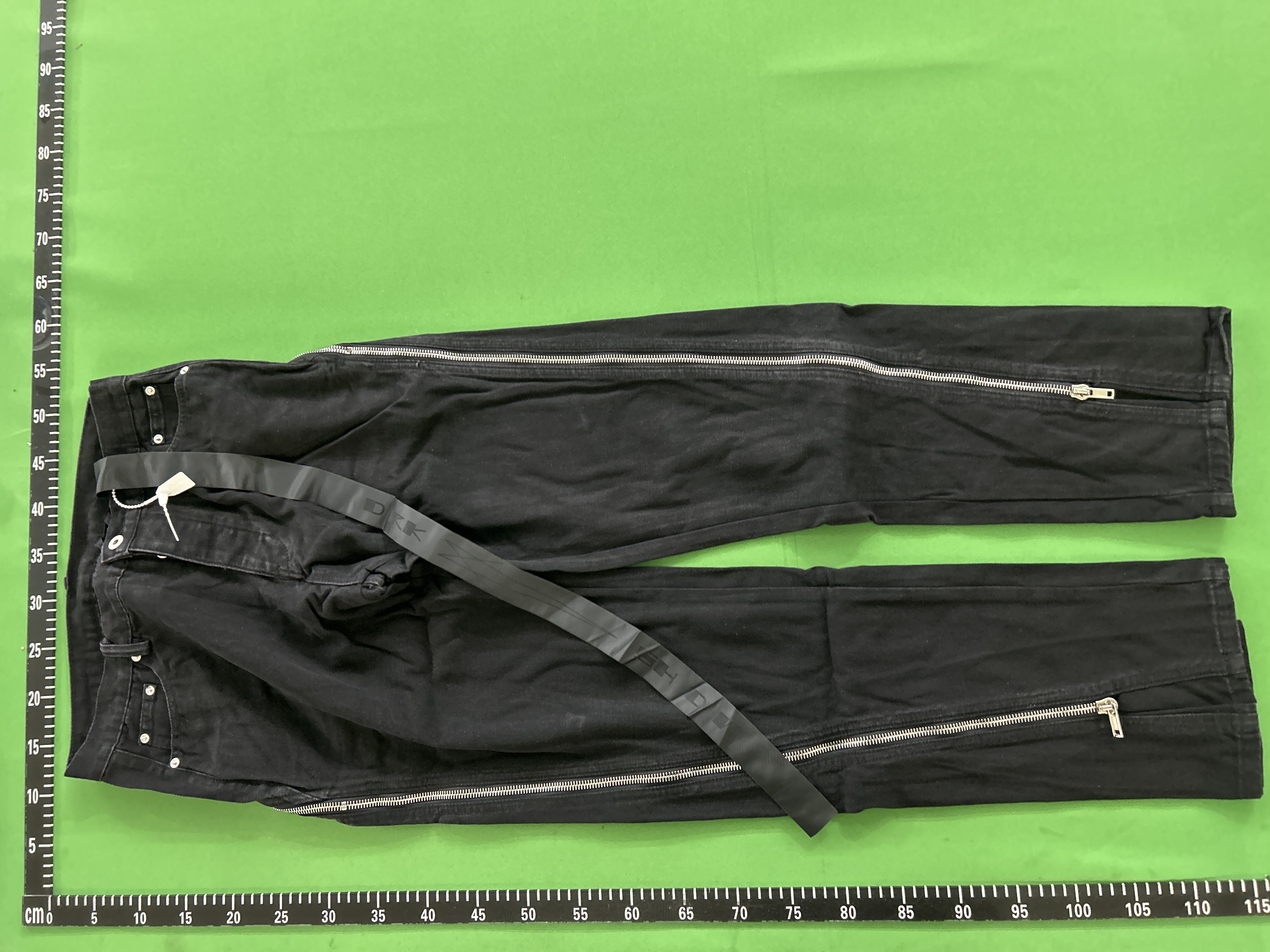 Foto QC 6 de Rick Owens DRKSHDW Jeans Multi-Zipper Flared Black