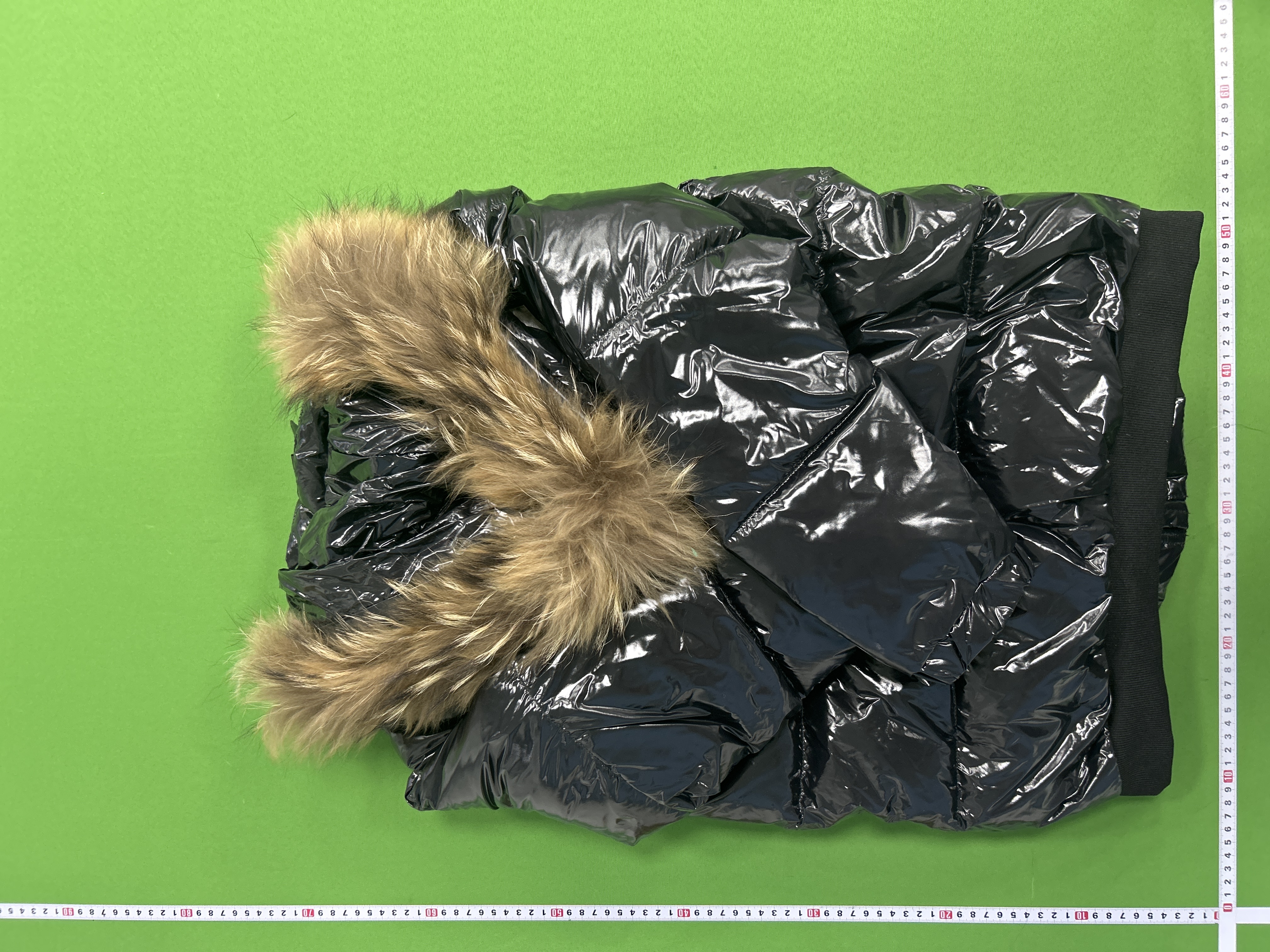 Foto QC 5 de Other Down Jacket Large Fur Trim Hooded Black