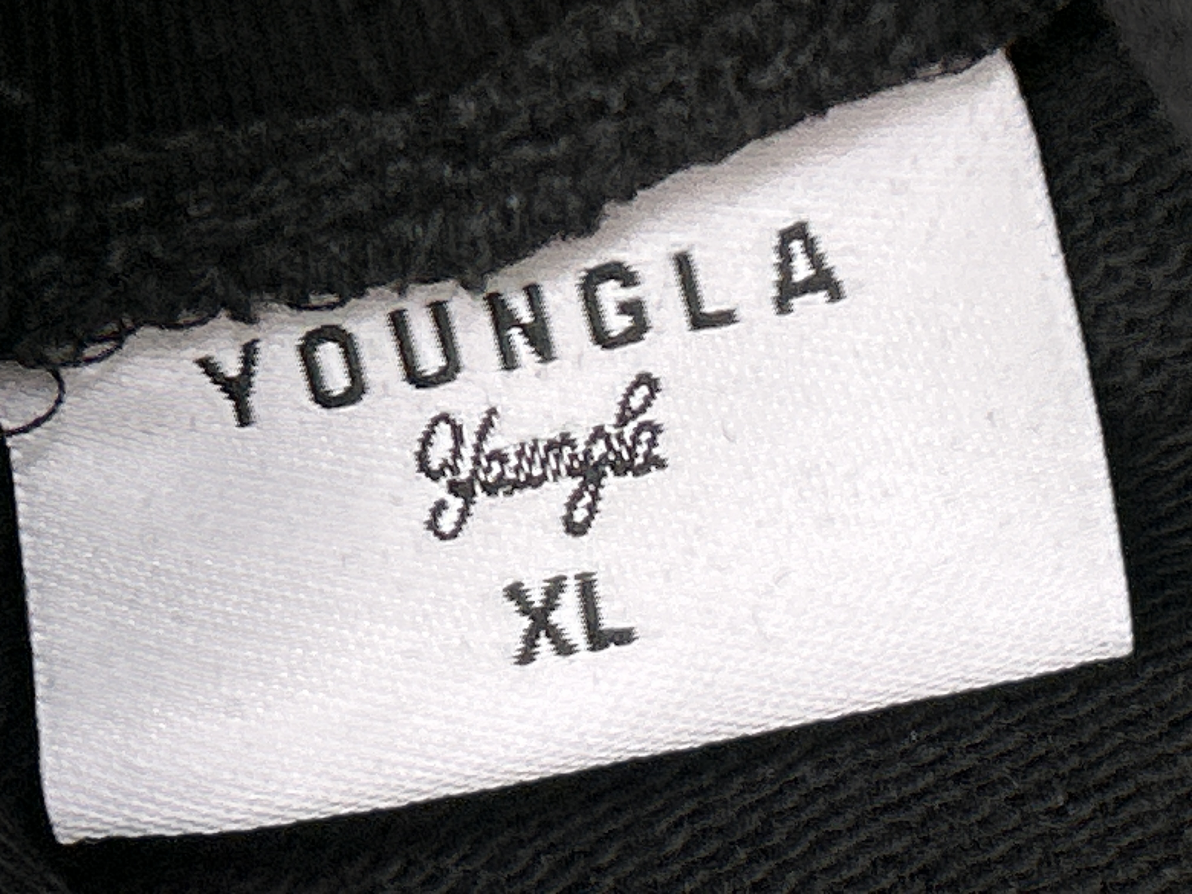 Foto QC 2 de YOUNGLA Sweater Graphic Back Print Black