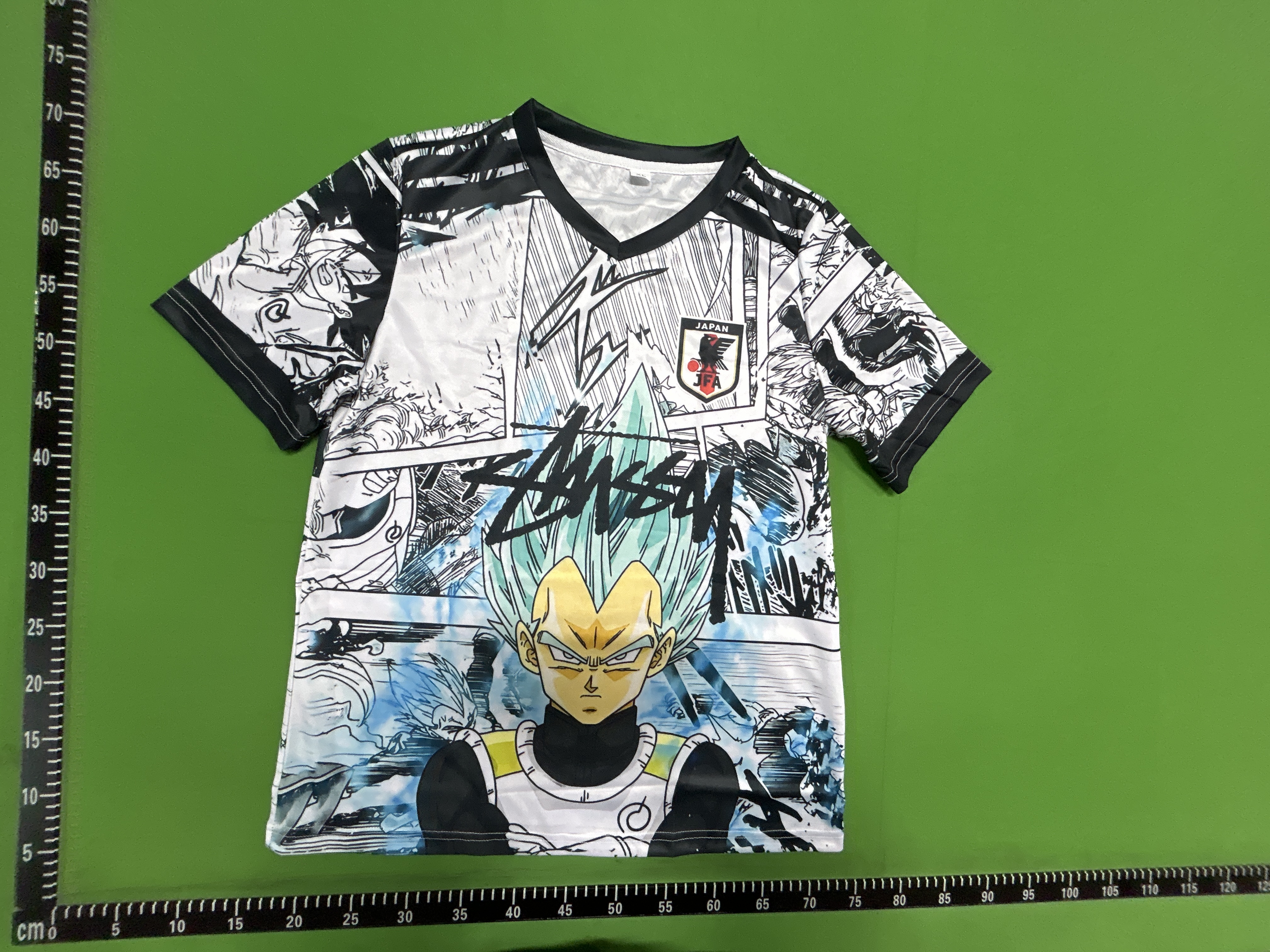 Foto QC 8 de Stussy x adidas x Japan 2022/23 Away Origami Special Edition Jersey White