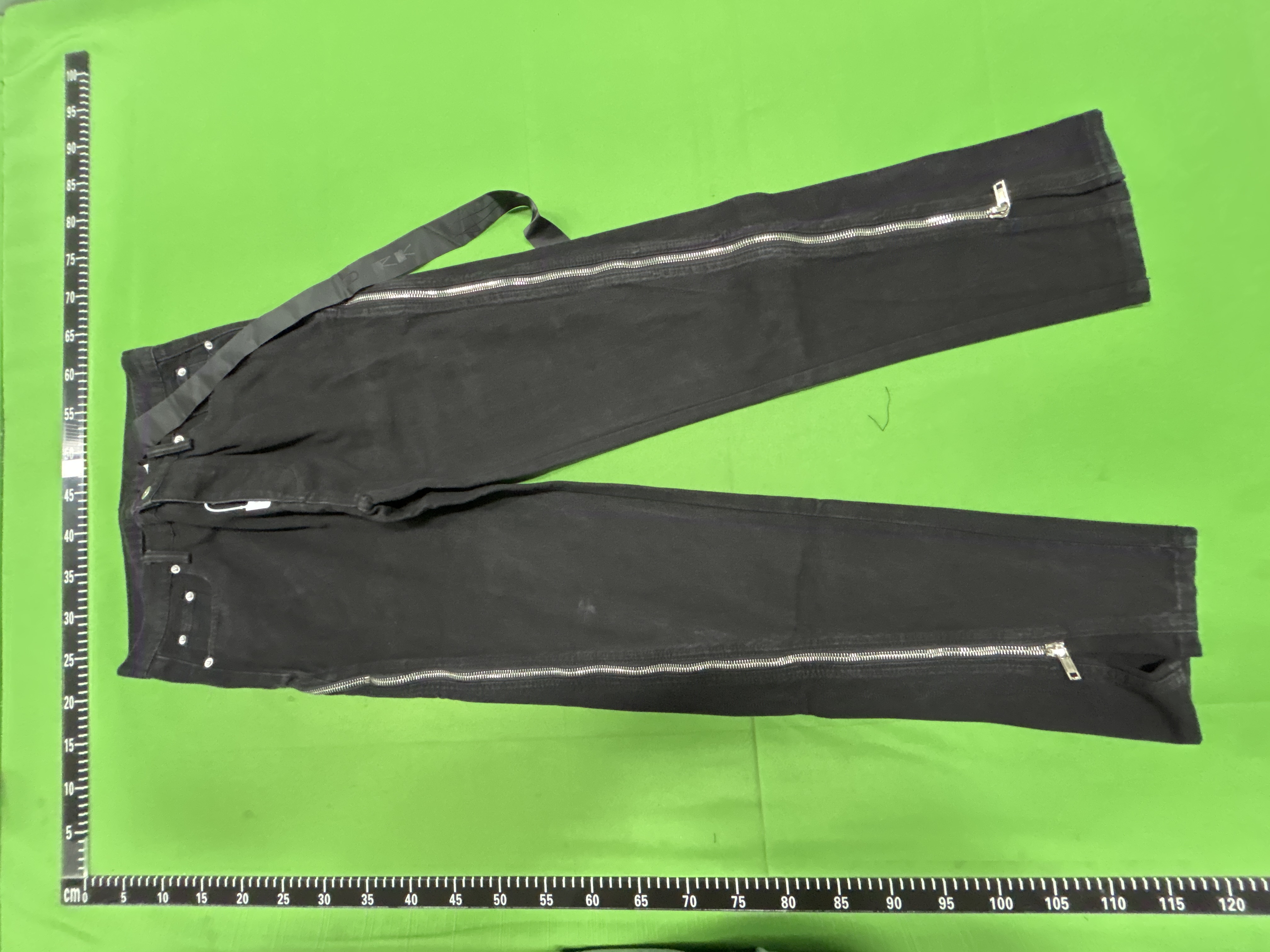 Foto QC 3 de Rick Owens DRKSHDW Jeans Multi-Zipper Flared Black