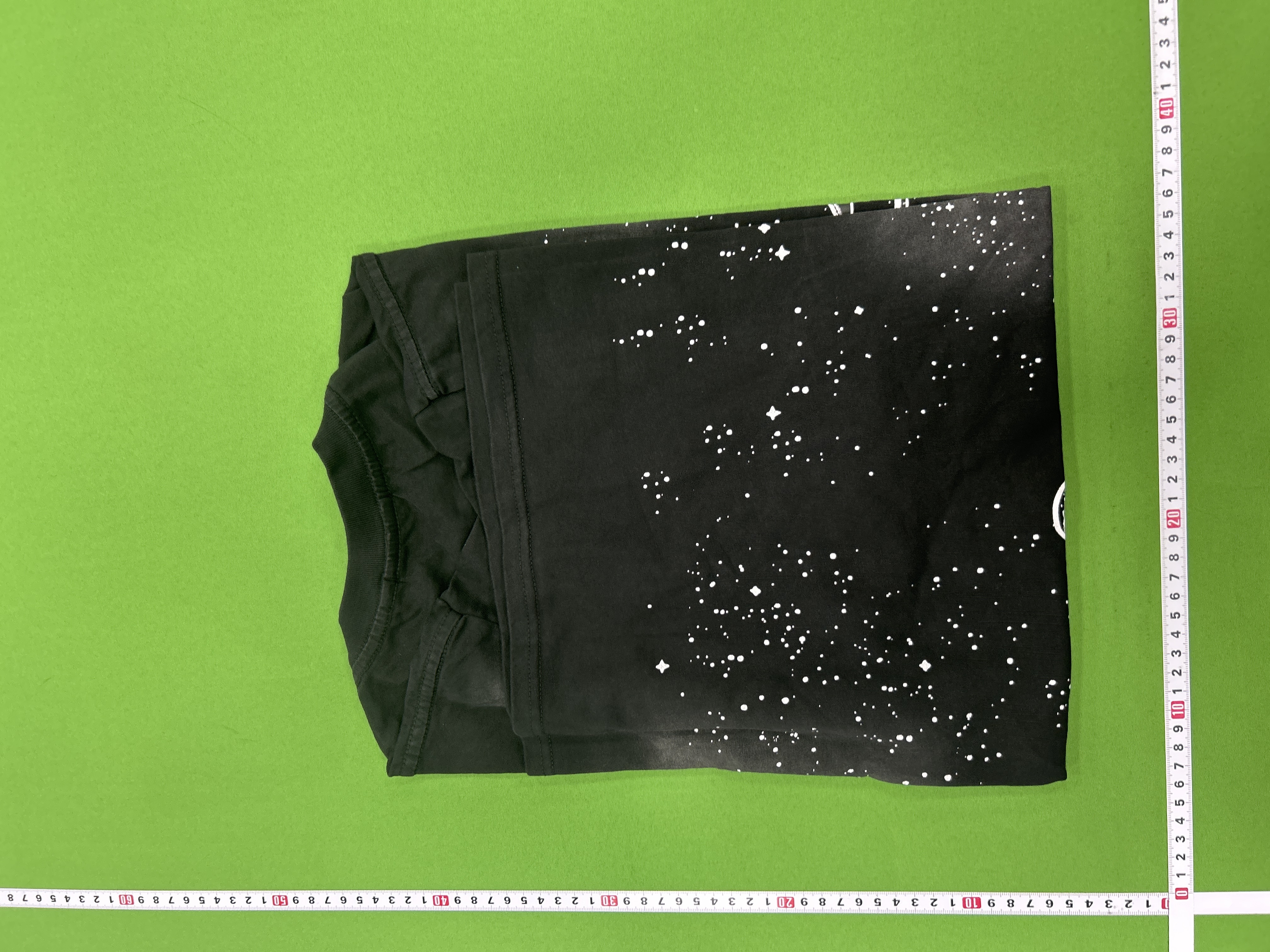 Foto QC 5 de Hellstar T-shirt Pink Logo Flame Face Black