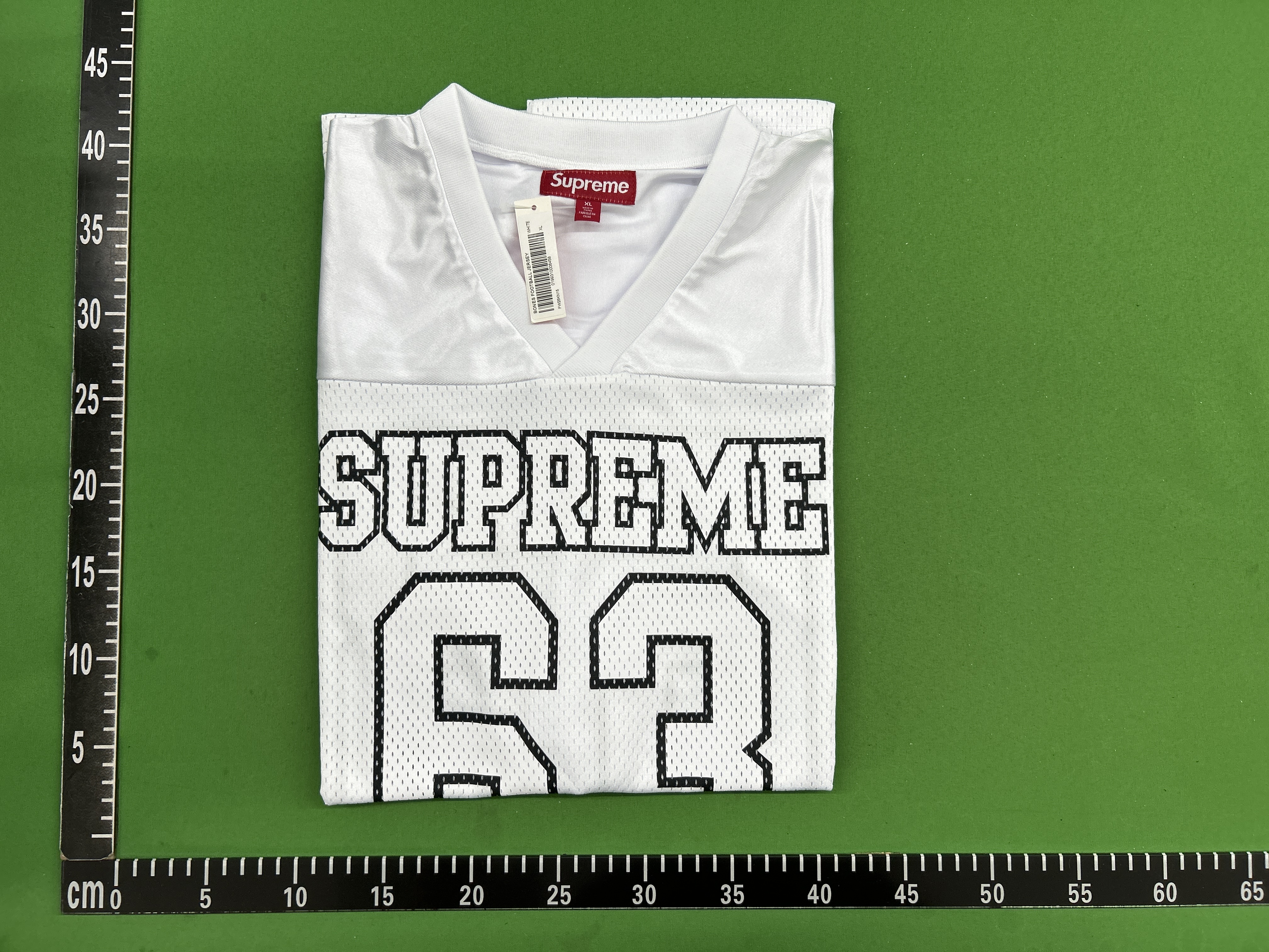 Foto QC 1 de Supreme Stripe Rugby Shirt Black