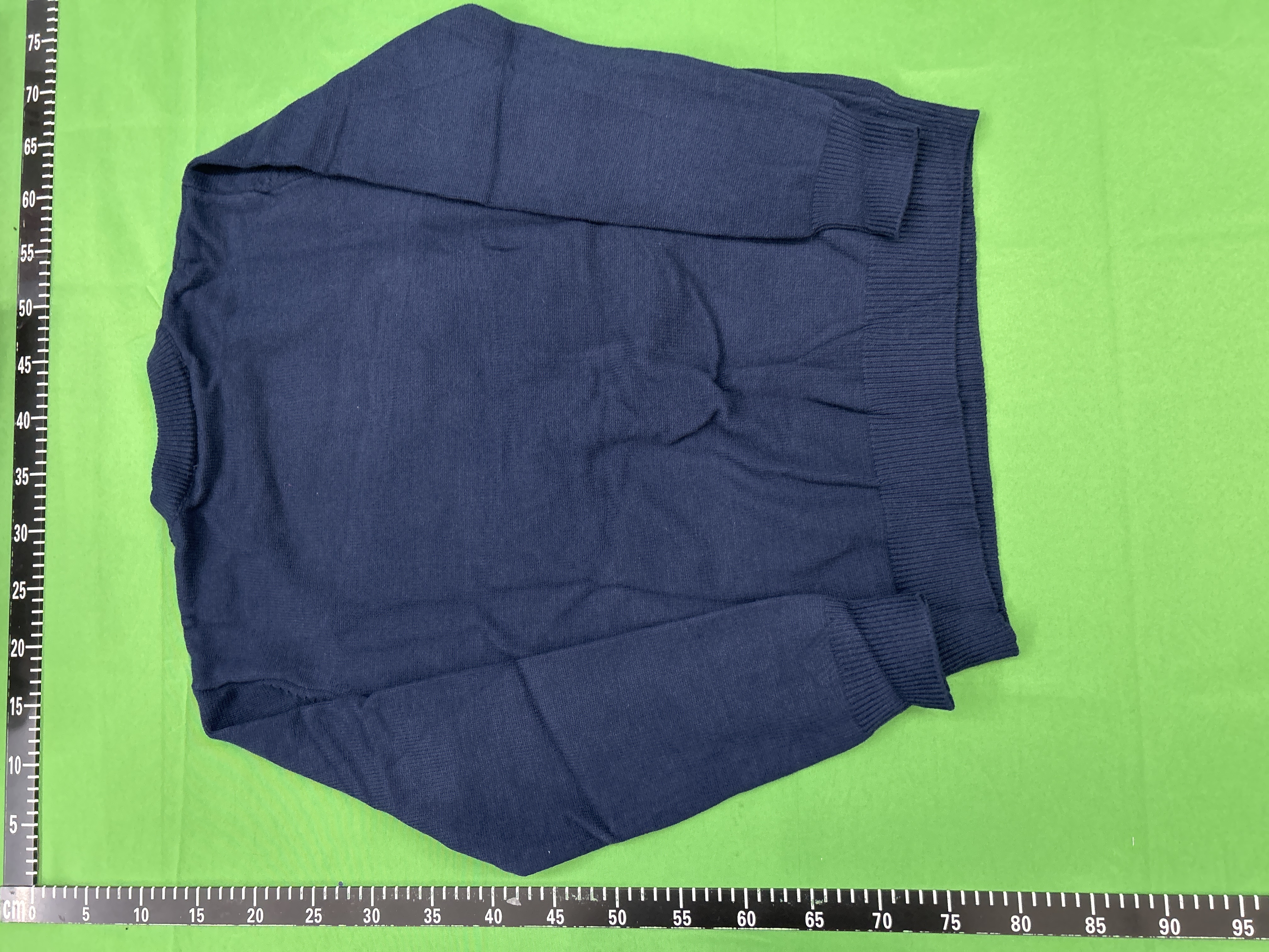 Foto QC 3 de Gucci GG Logo Jacquard Crewneck Sweater Navy