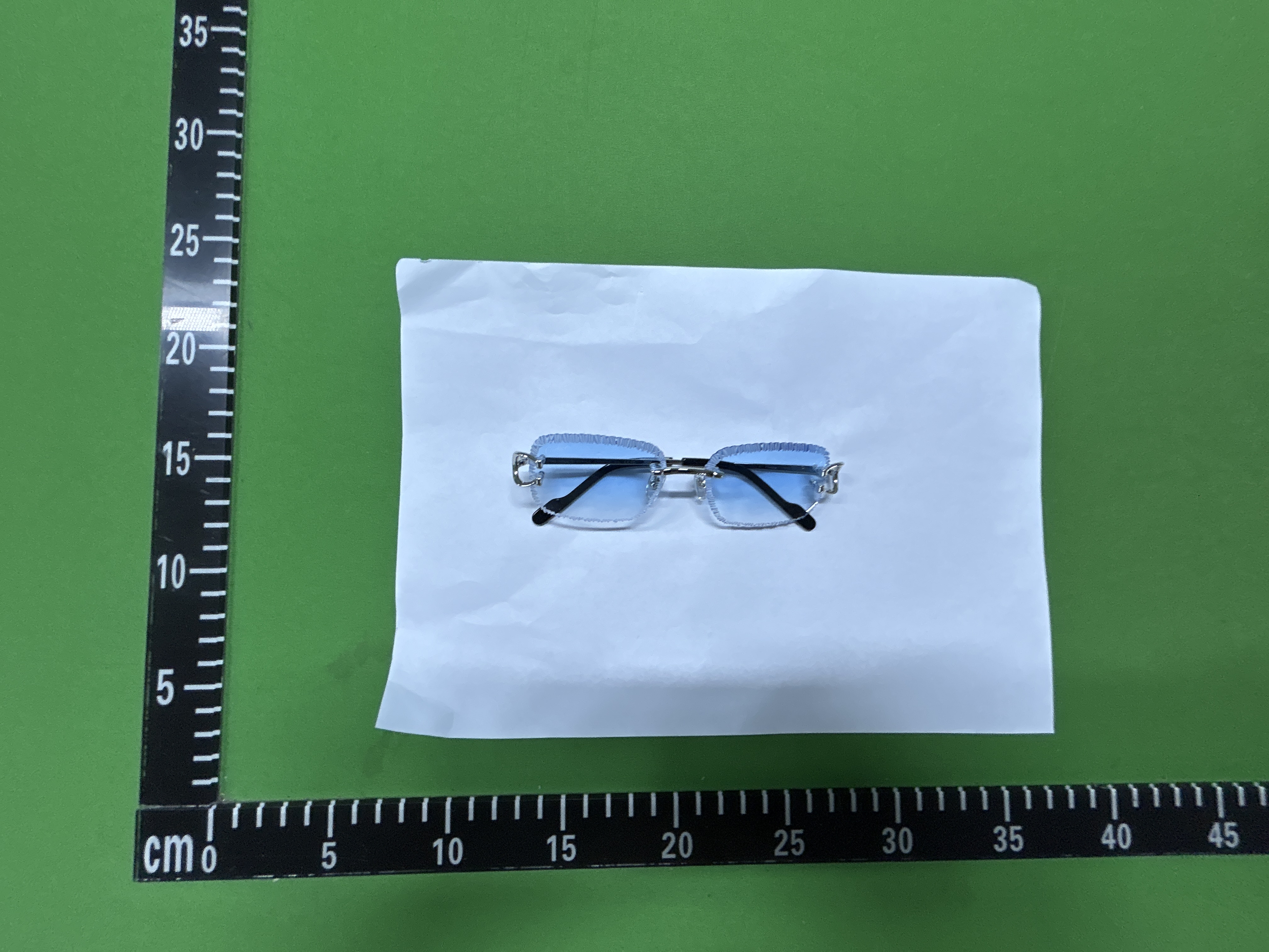 Foto QC 6 de Cartier Rimless Square-Frame Metal Sunglasses Silver Grey Gradient (CT0829)