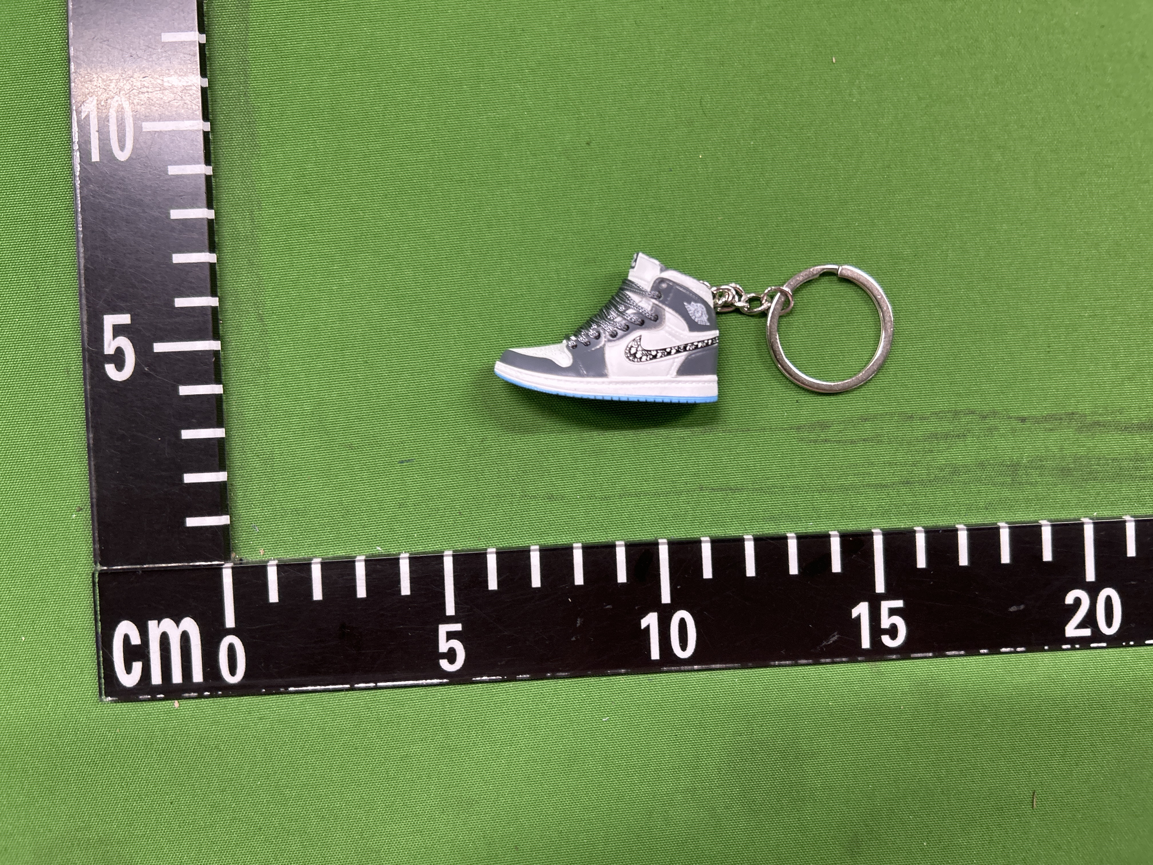 Foto QC 7 de Jordan Air Jordan 1 Keychain White Black Blue