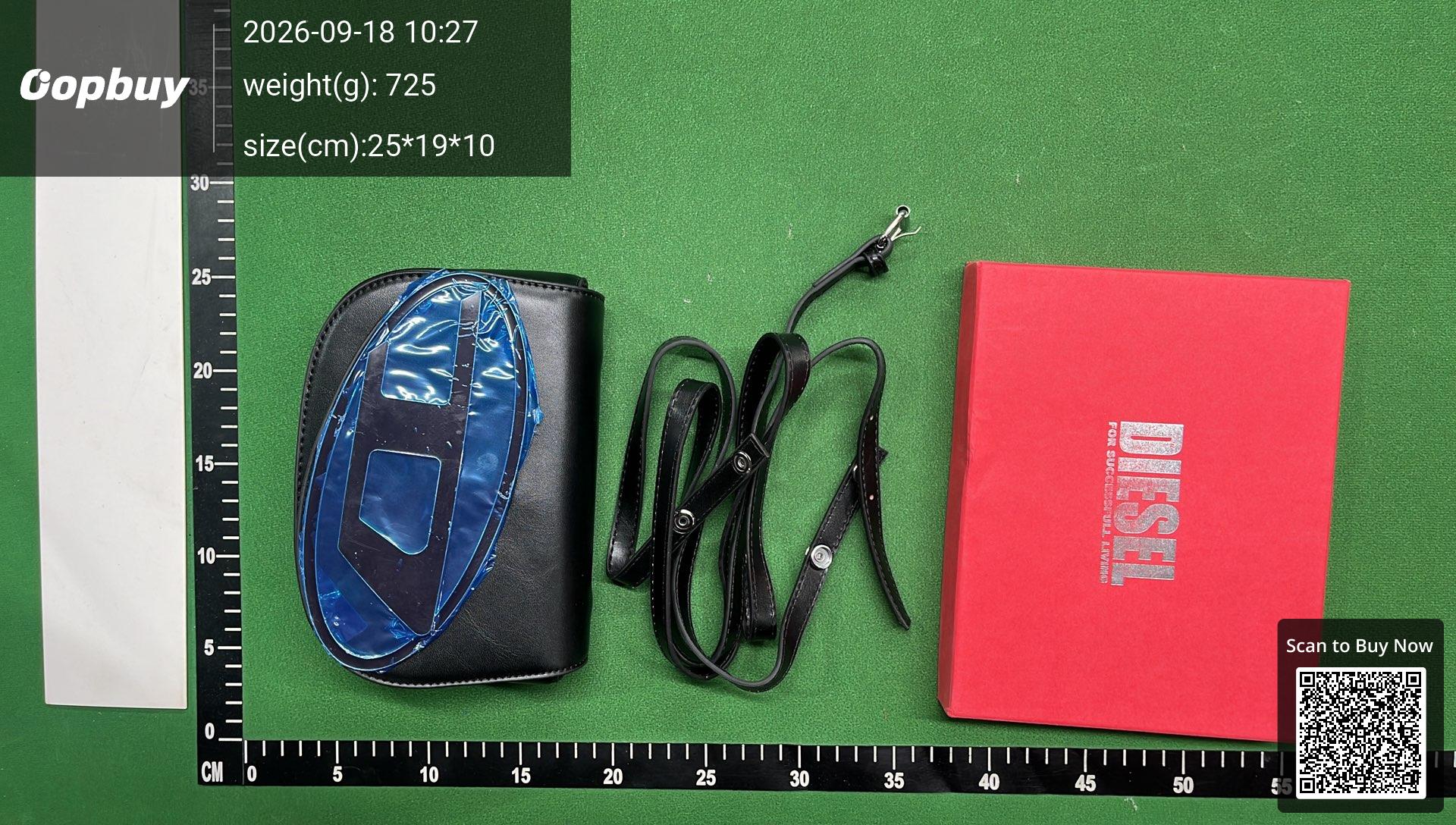 Foto QC 6 de Diesel 1DR Shoulder Bag Light Blue