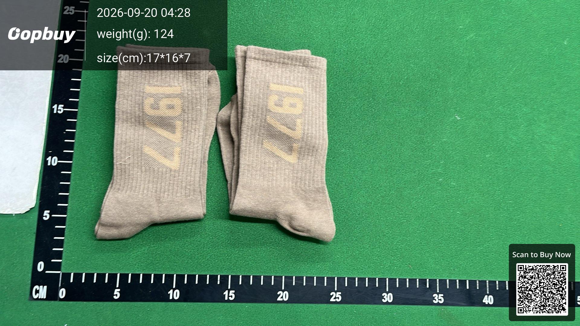 Foto QC 8 de Fear of God Essentials 1977 Crew Socks Black