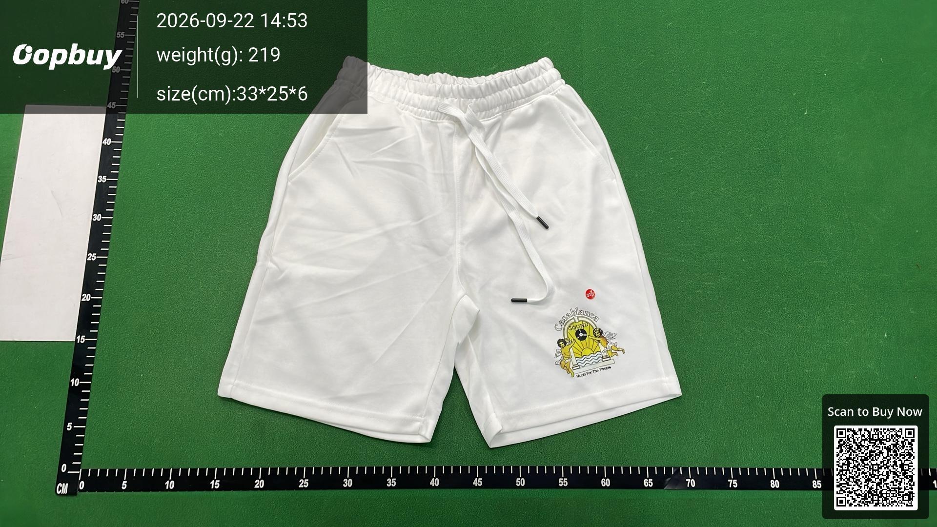 Foto QC 6 de Casablanca Sweat Shorts Graphic Off White