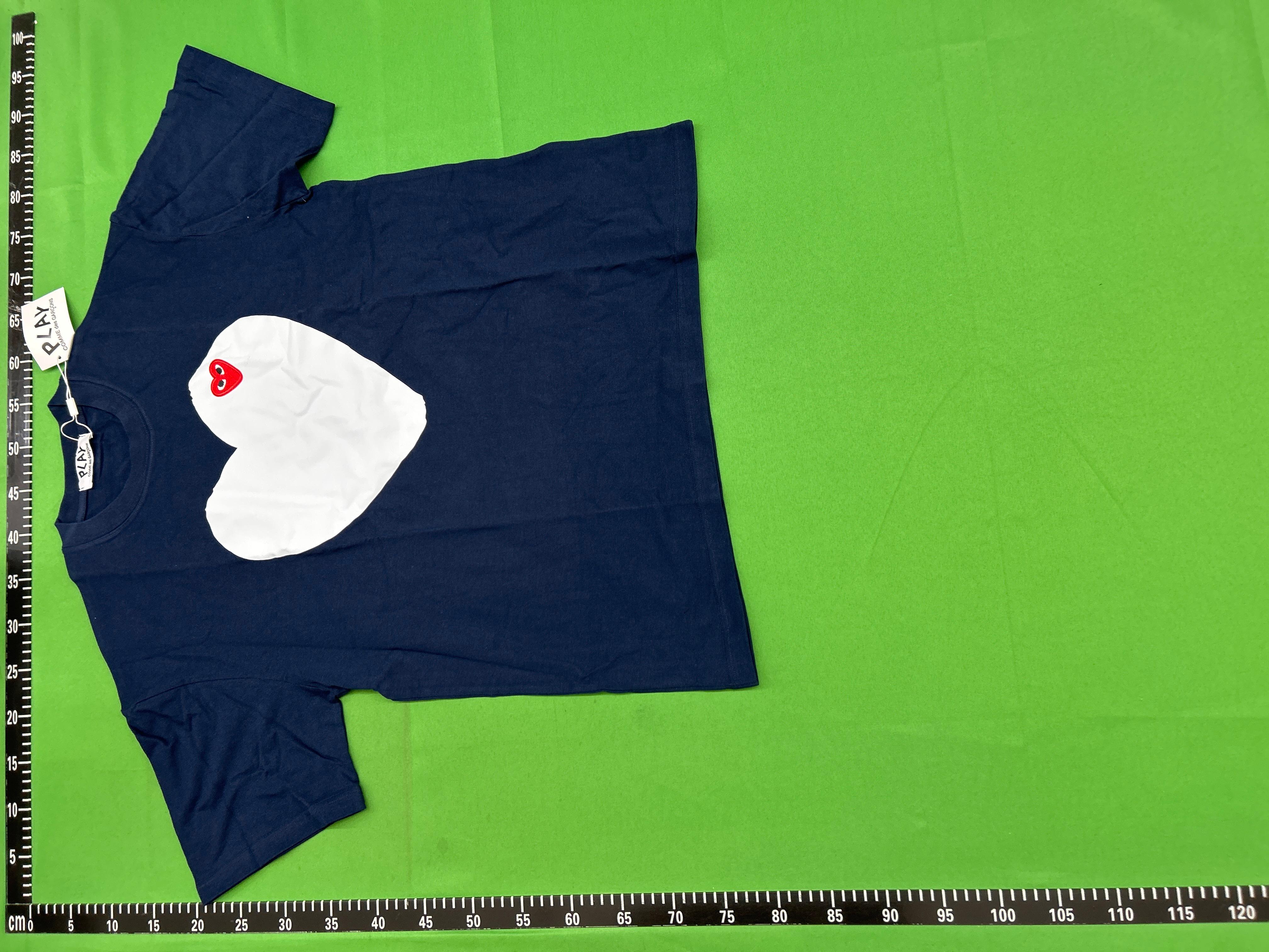 Foto QC 6 de Comme des Garçons Play Heart Eyes T-shirt White