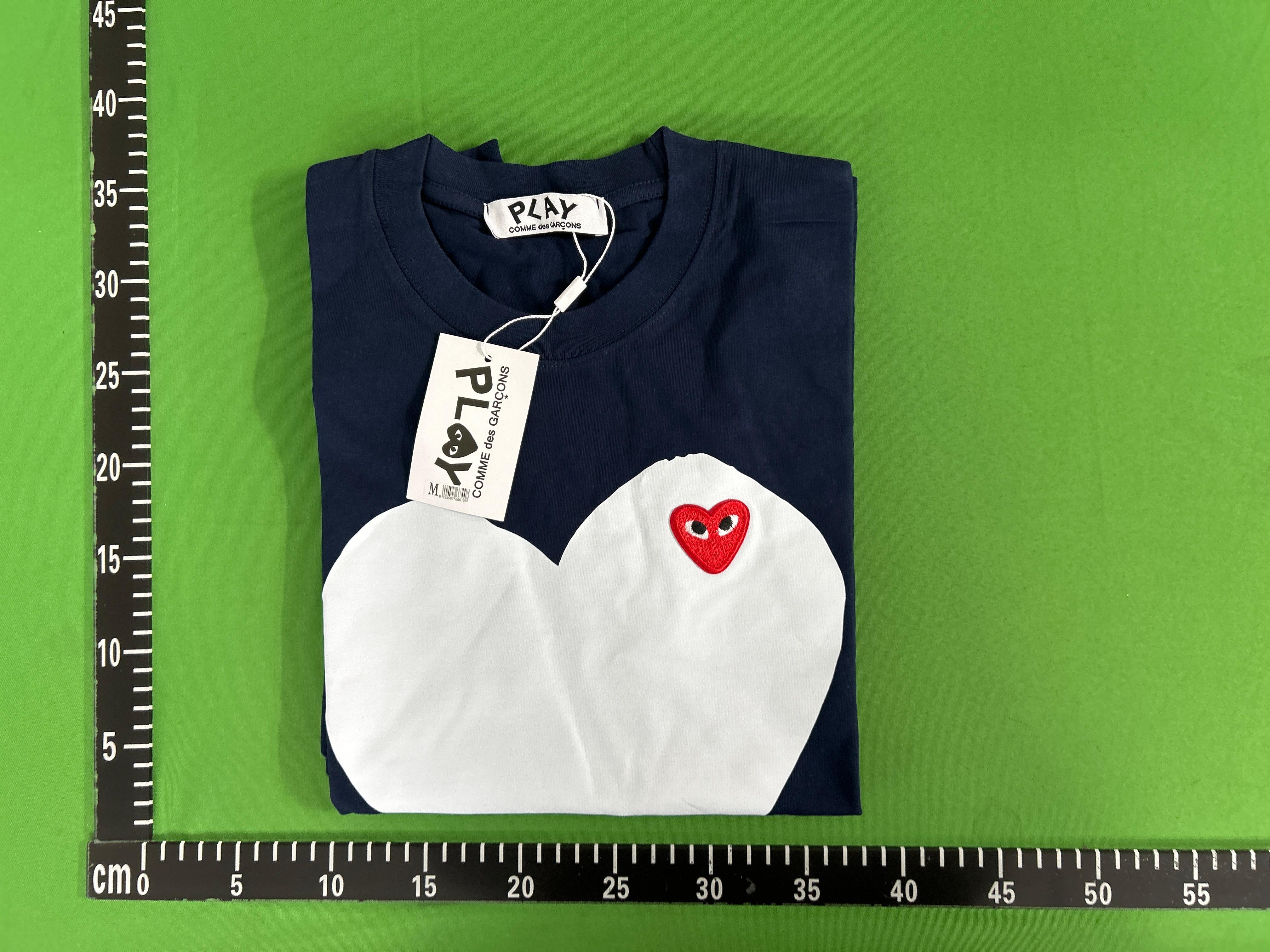 Foto QC 1 de Comme des Garçons Play Heart Eyes T-shirt White