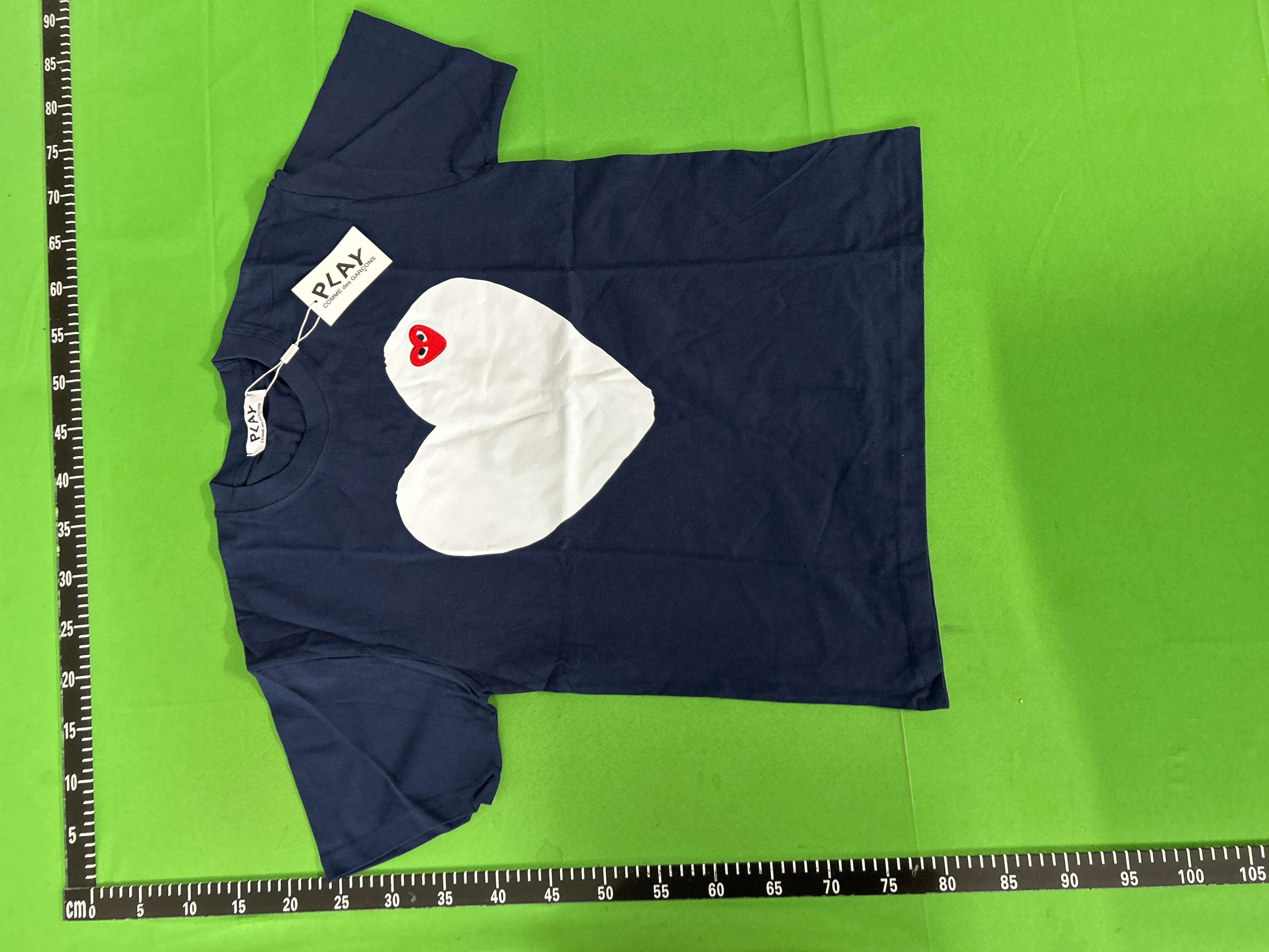 Foto QC 2 de Comme des Garçons Play Heart Eyes T-shirt White