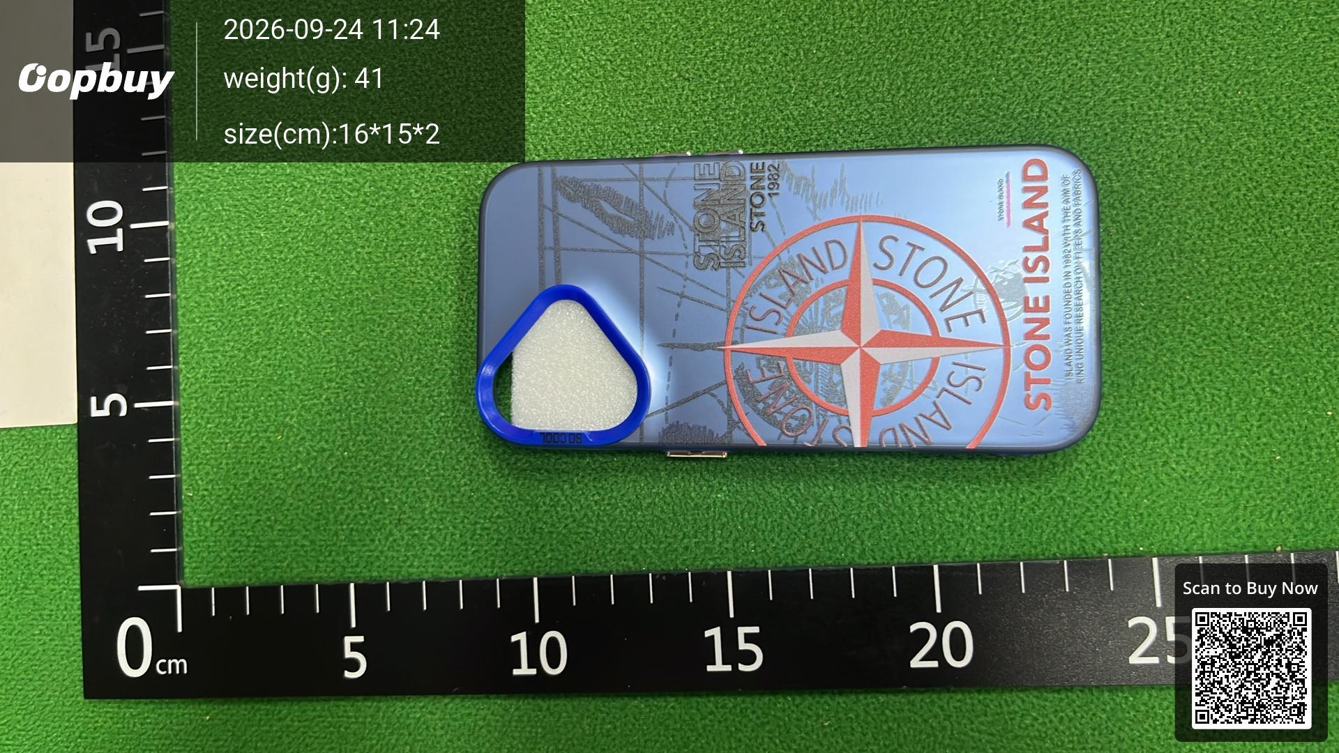 Foto QC 7 de Stone Island Case for iPhone 15 Pro Pink