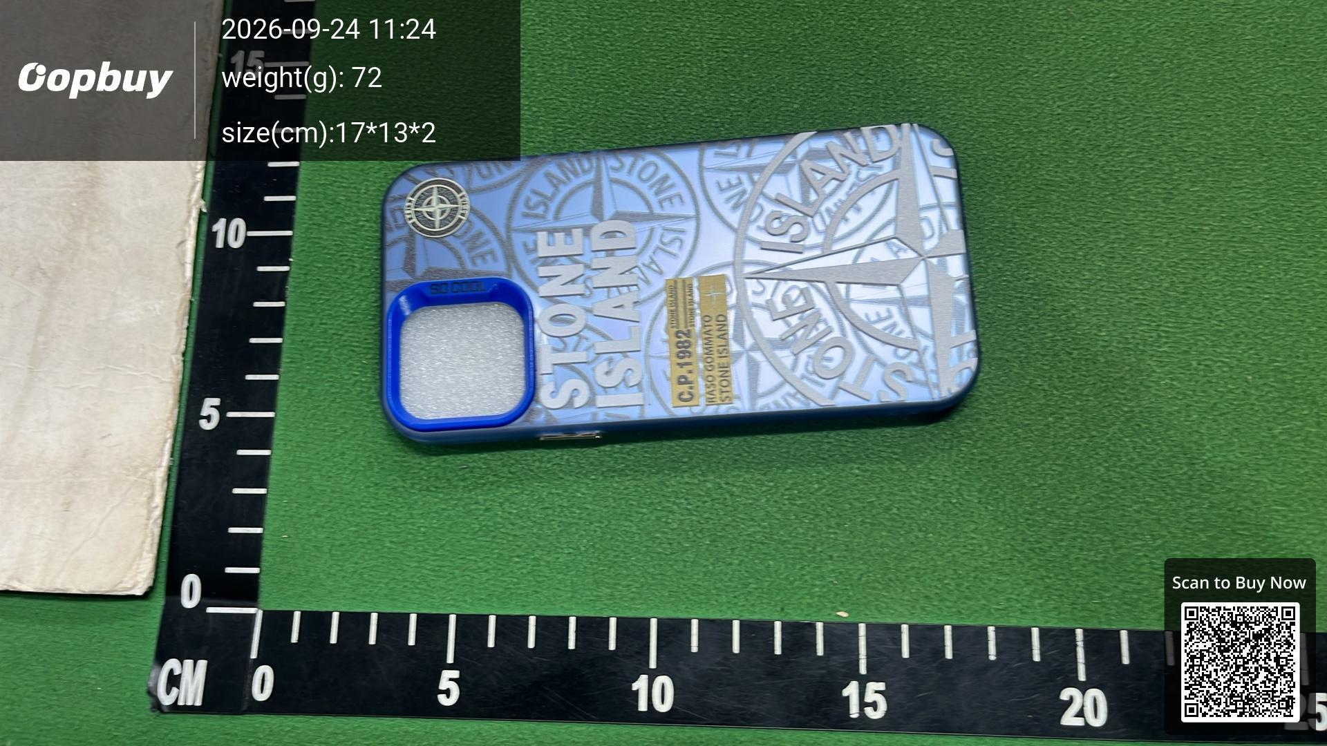 Foto QC 3 de Stone Island Case for iPhone 15 Pro Pink