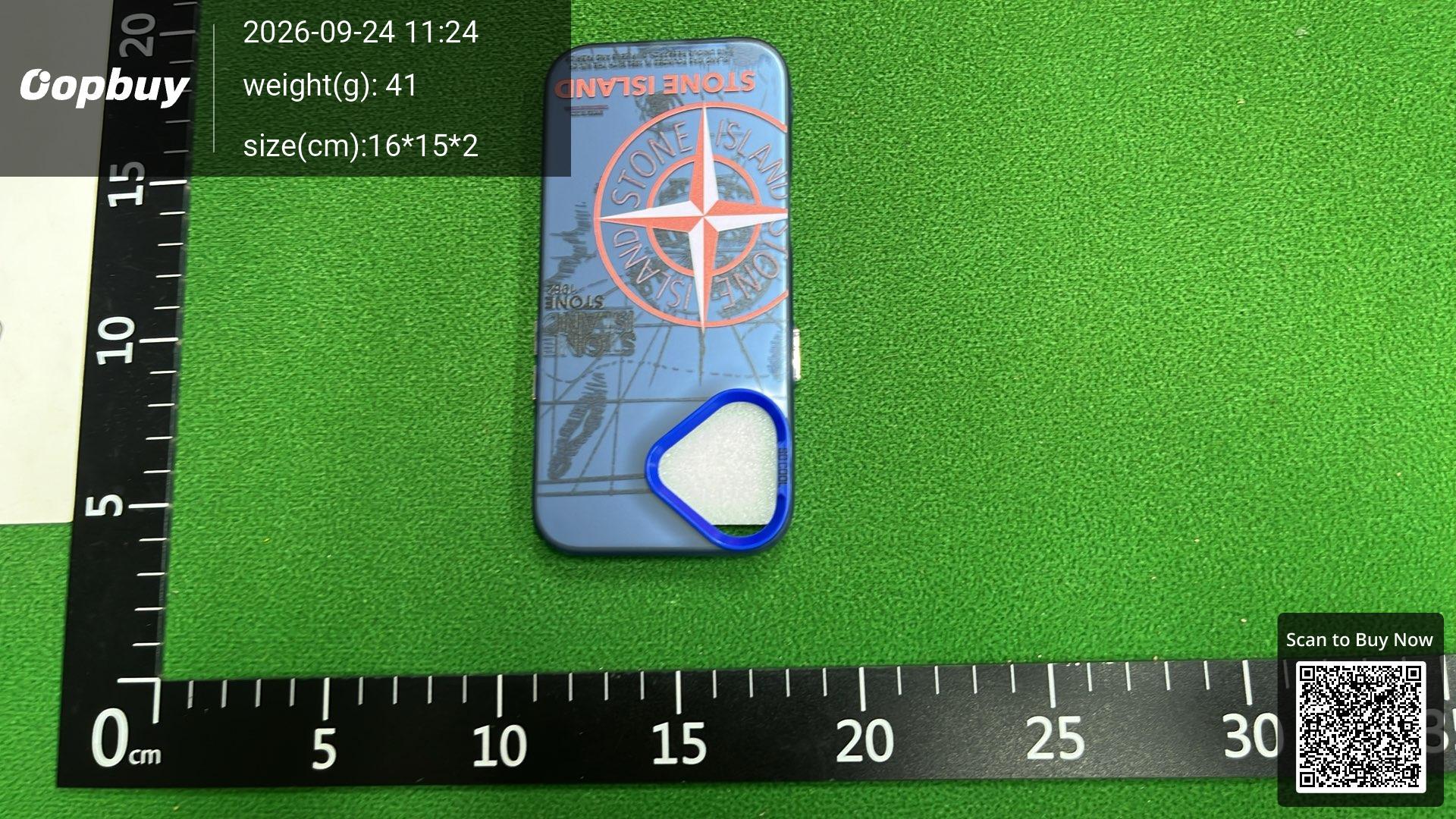 Foto QC 8 de Stone Island Case for iPhone 15 Pro Pink