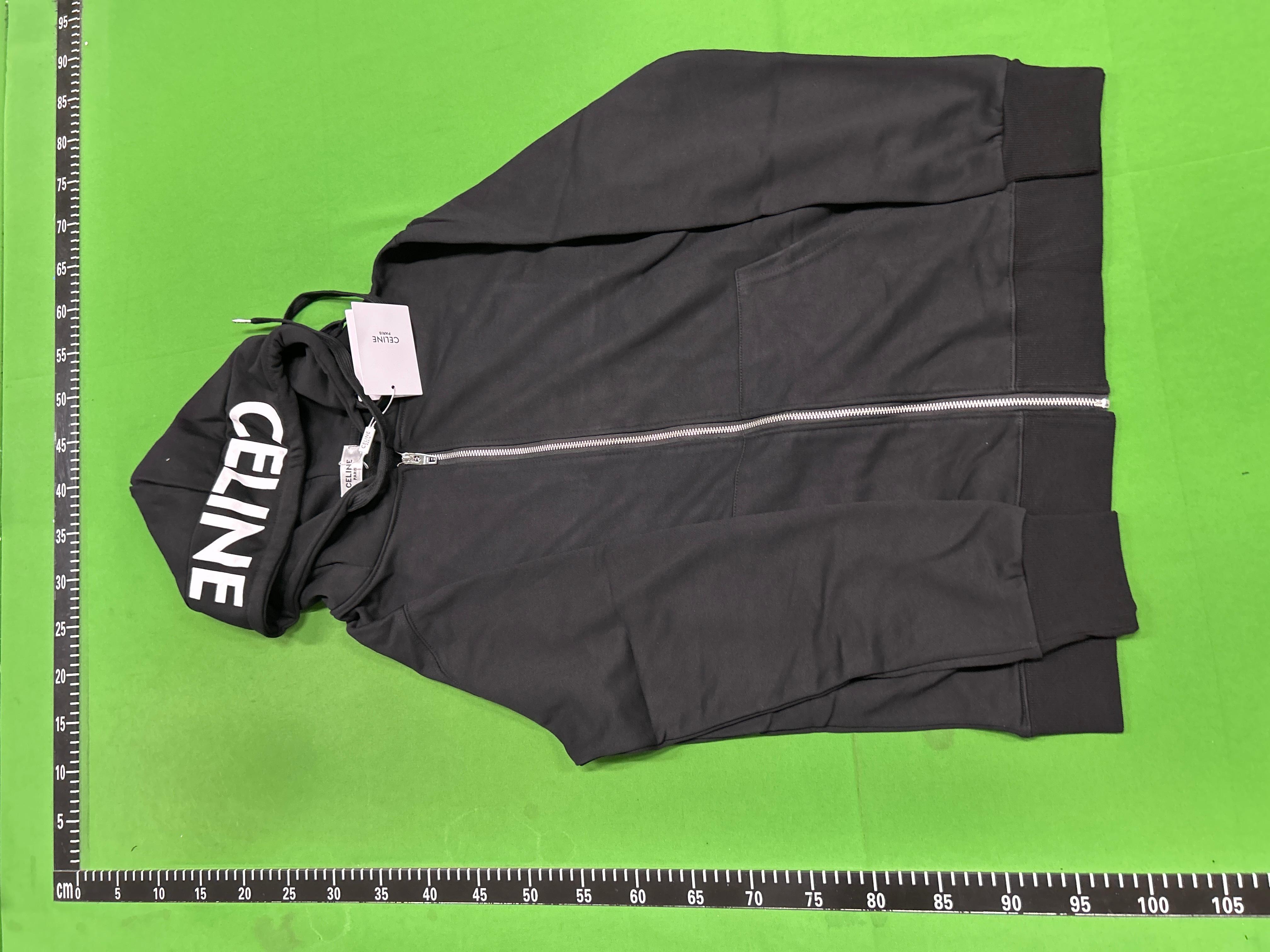 Foto QC 2 de Celine Zip-Up Jacket Logo Grey