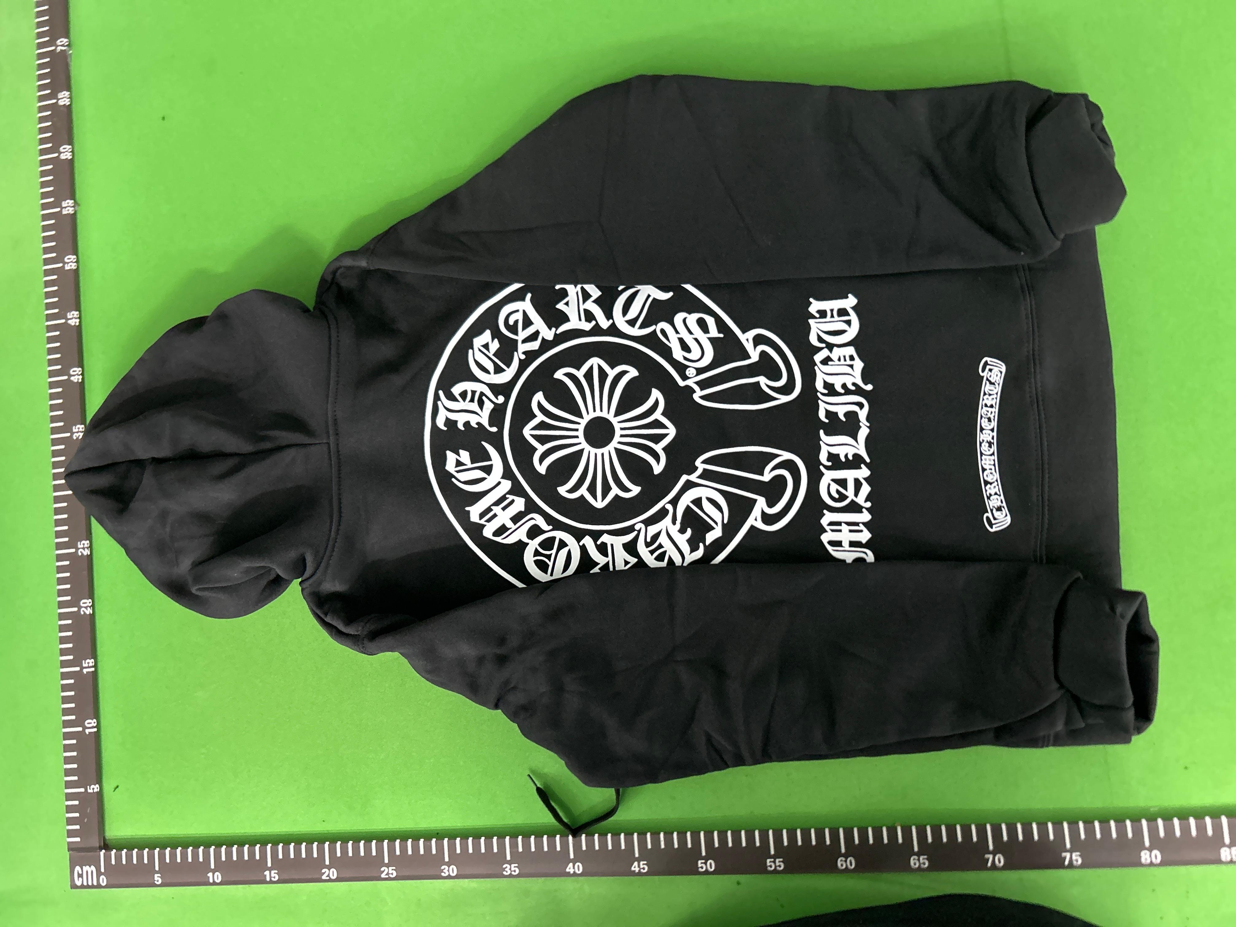 Foto QC 8 de Chrome Hearts Horseshoe Cross Zip Up Hoodie Black