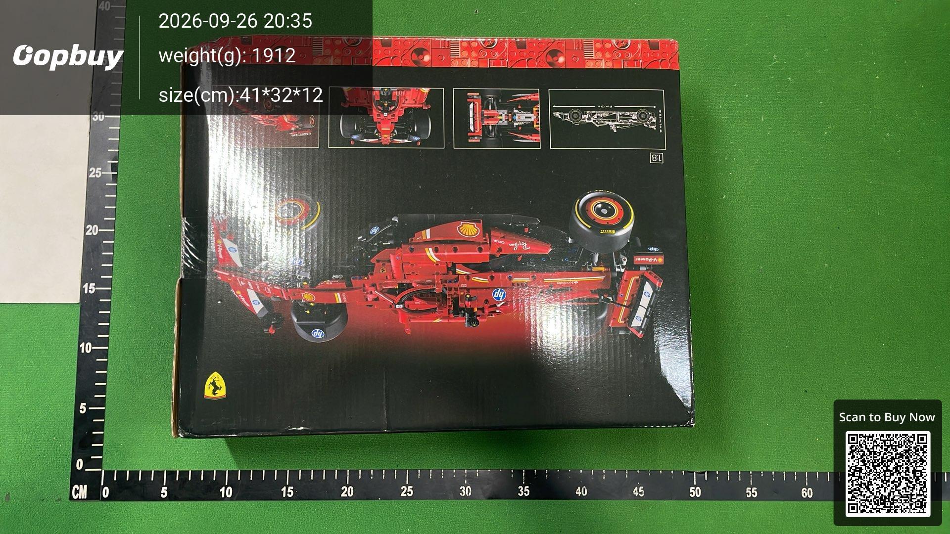 Foto QC 8 de Generic Ferrari SF-24 F1 Race Car Building Block Toy Set