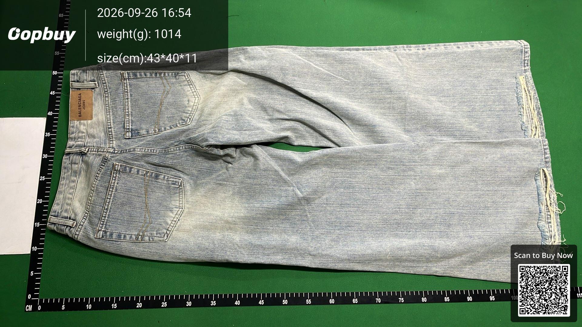 Foto QC 7 de Balenciaga Jeans Baggy Washed Light Blue