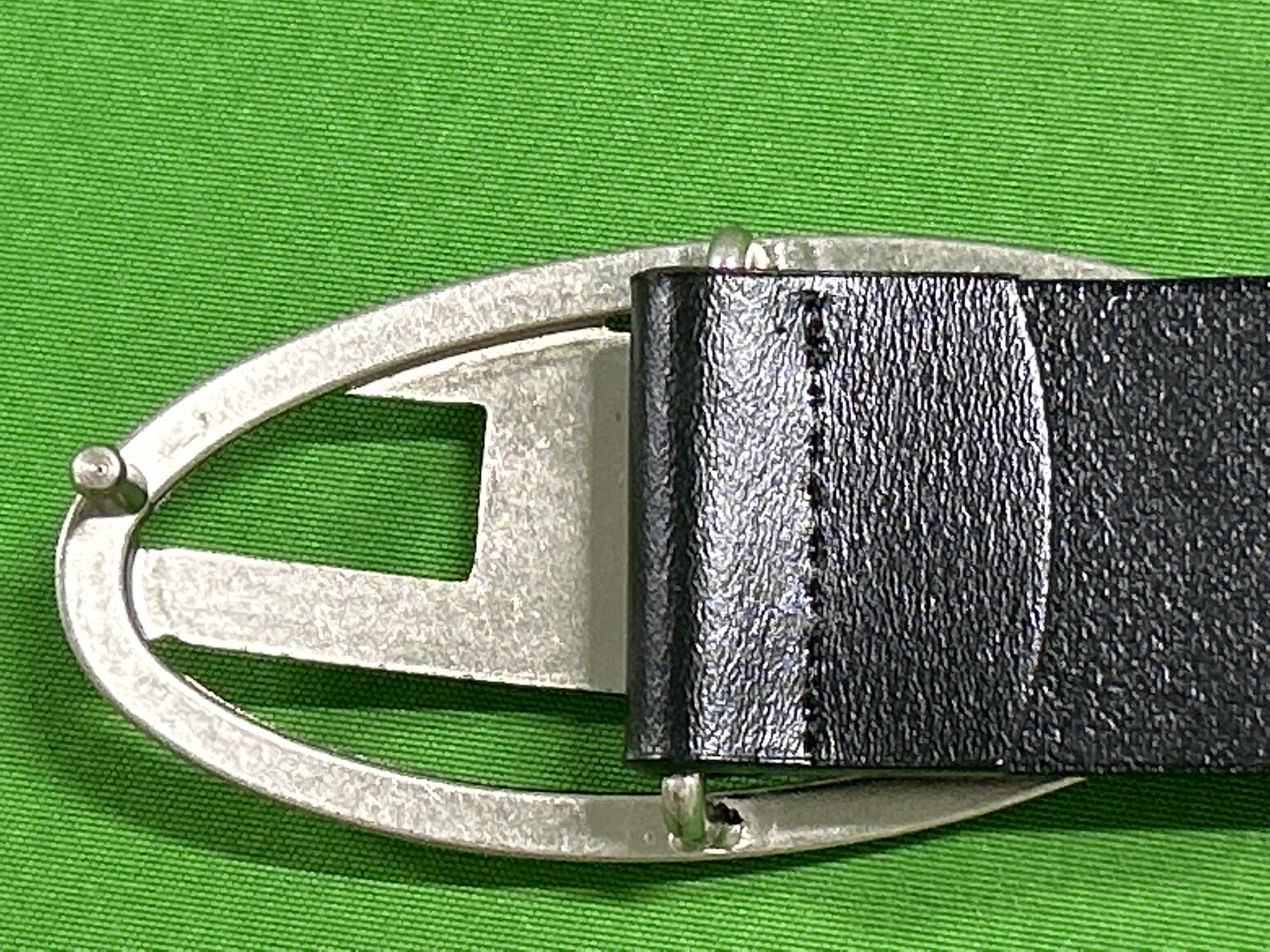 Foto QC 8 de Diesel B-1DR Logo Buckle Belt Black