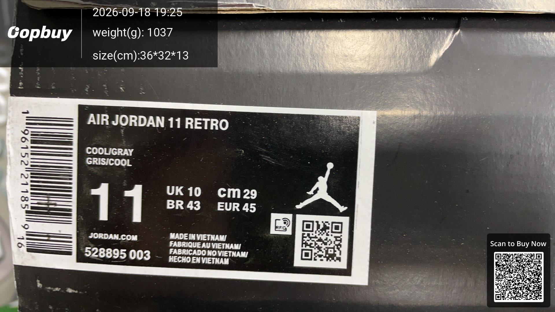 Foto QC 2 de Jordan 11 Retro Low Concord Bred AV2187-160