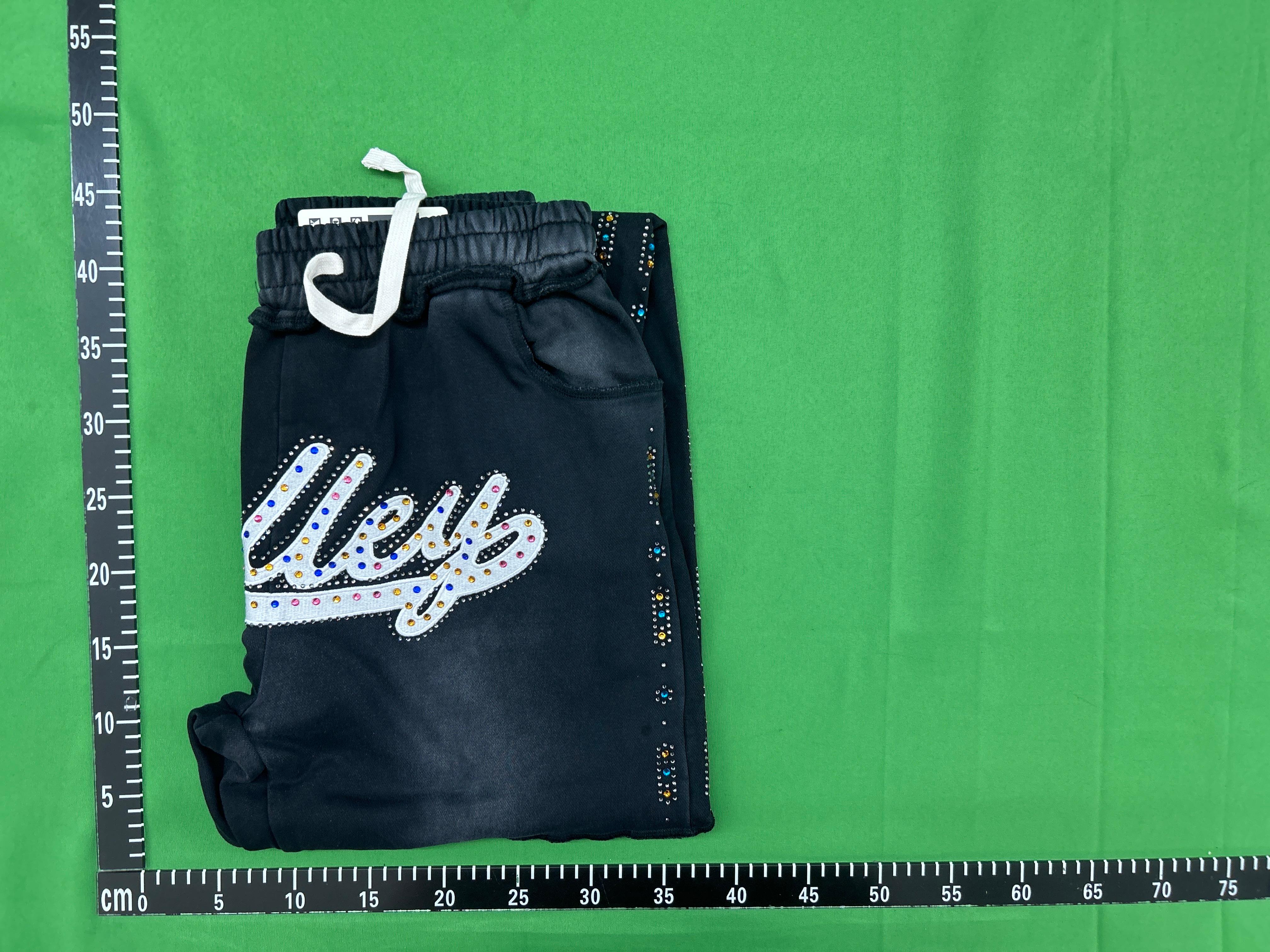 Foto QC 1 de Vale sports Valley Dreams Hooded Jacket Washed Distressed Rhinestone Black