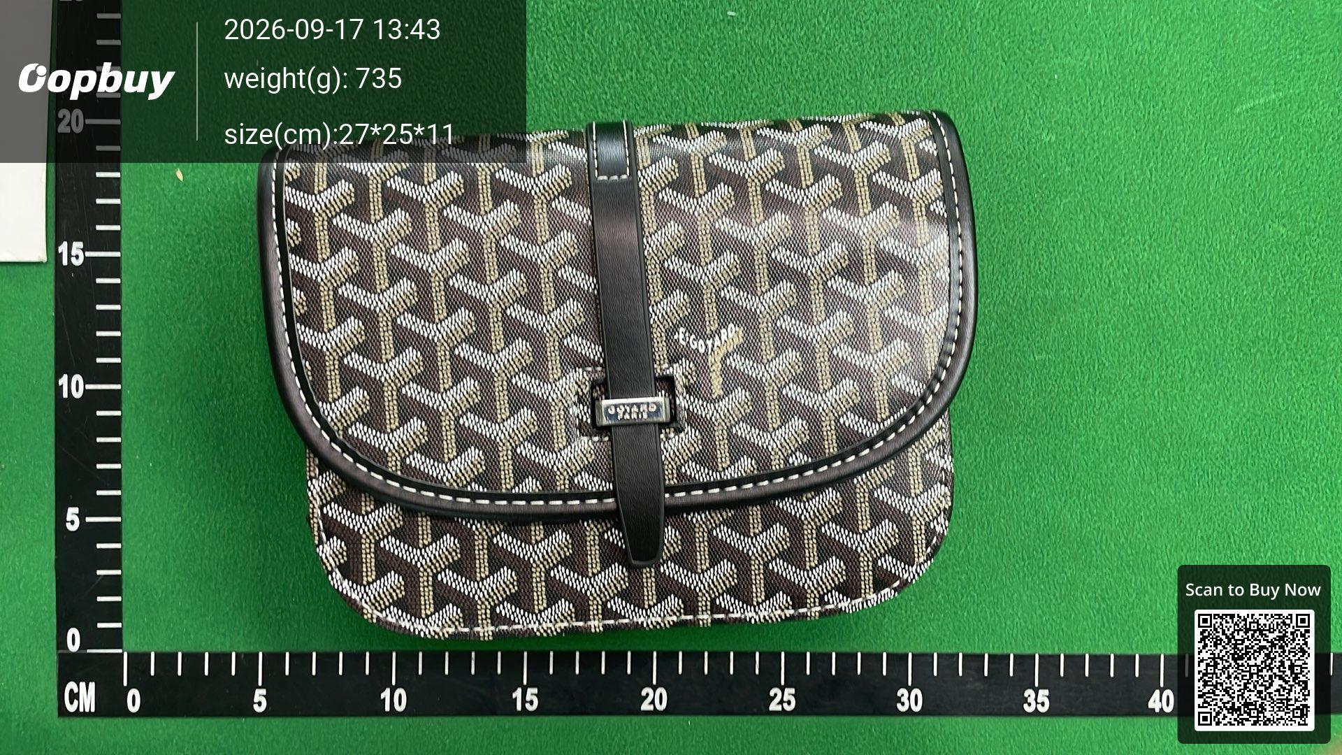 Foto QC 4 de Goyard Belvedere PM Goyardine Canvas