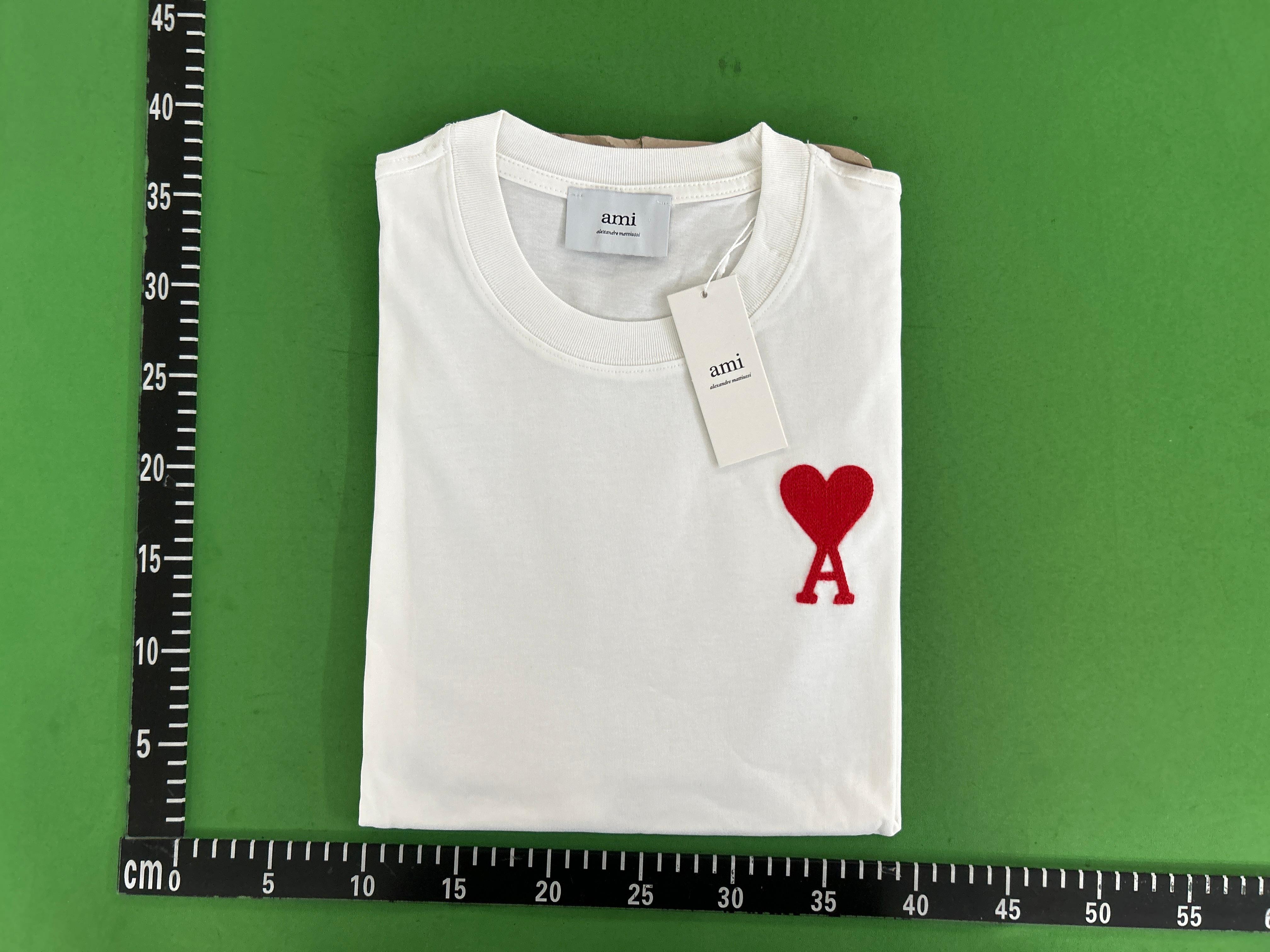 Foto QC 5 de Ami Paris Ami de Coeur T-shirt Charcoal